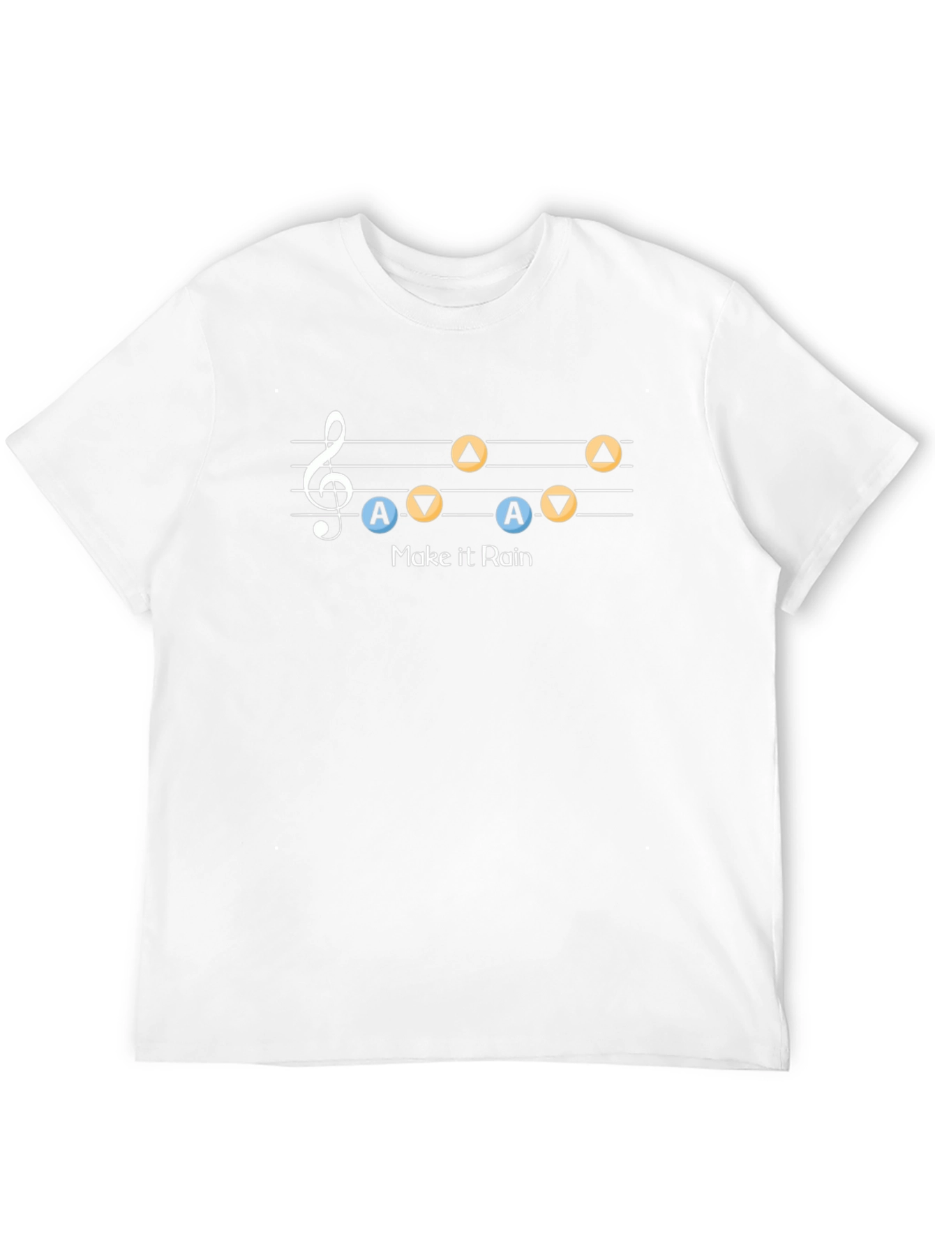 Make it Rain T-Shirt: Music Note Design