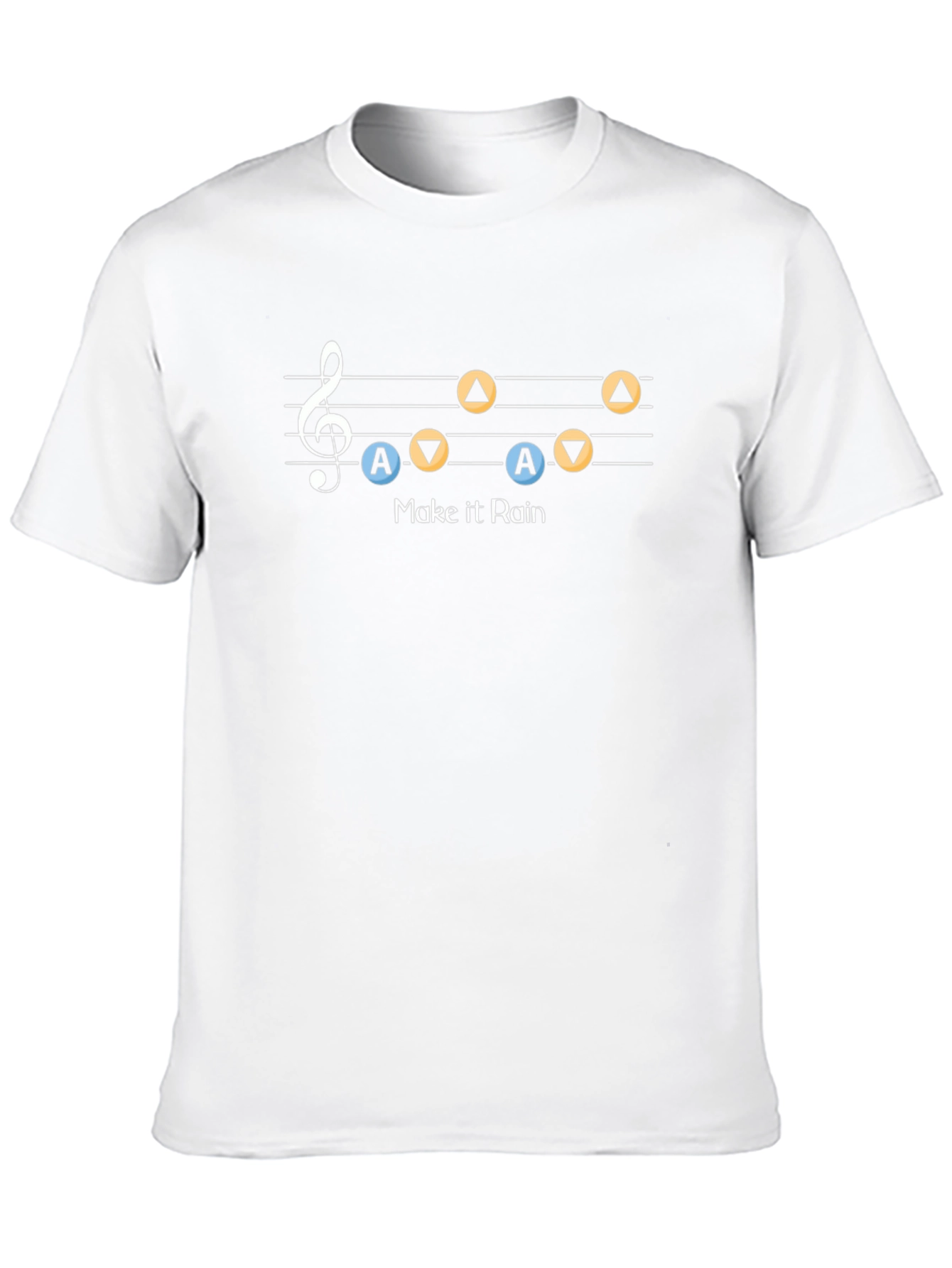 Make it Rain T-Shirt: Music Note Design
