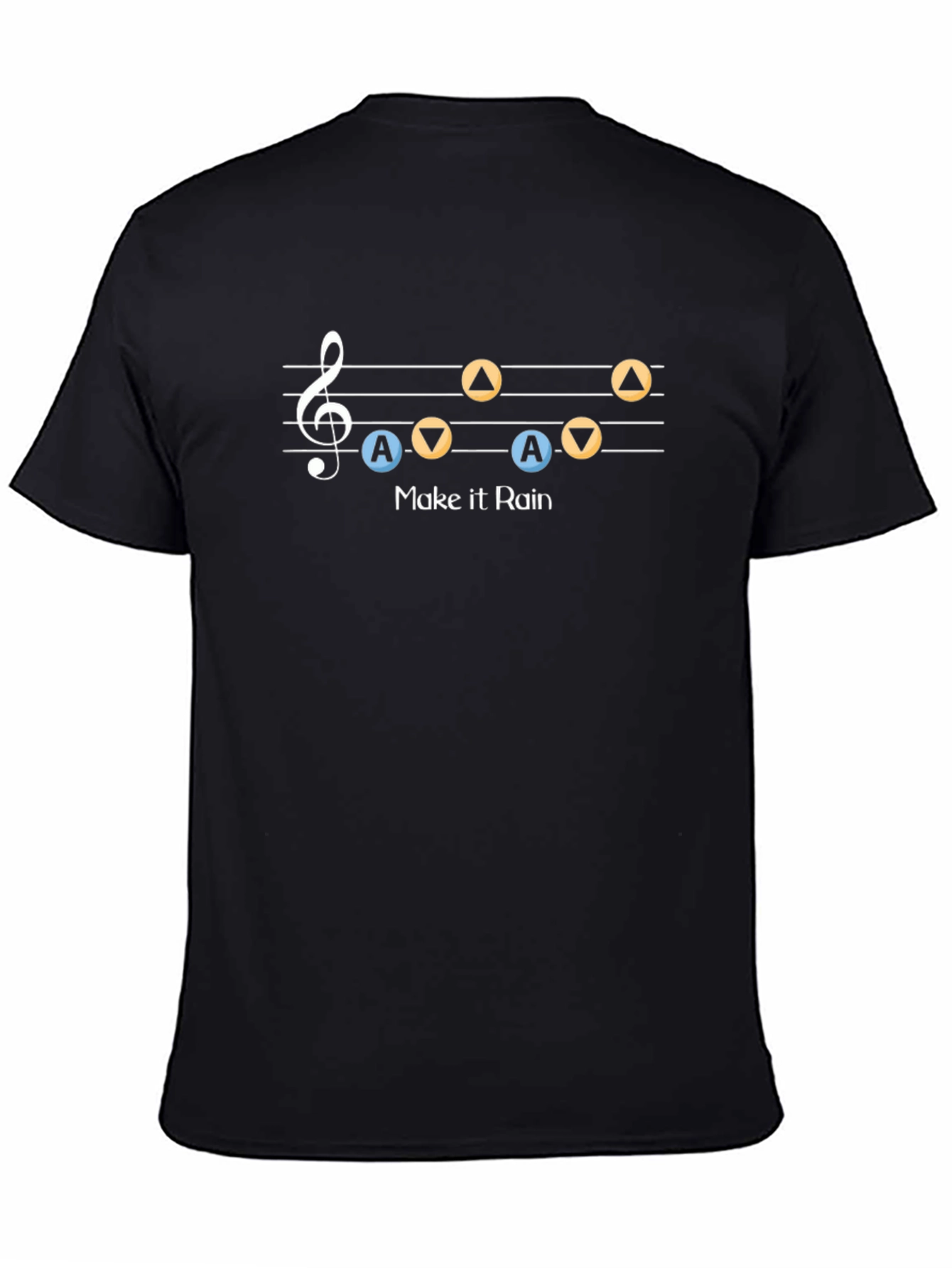 Make it Rain T-Shirt: Music Note Design