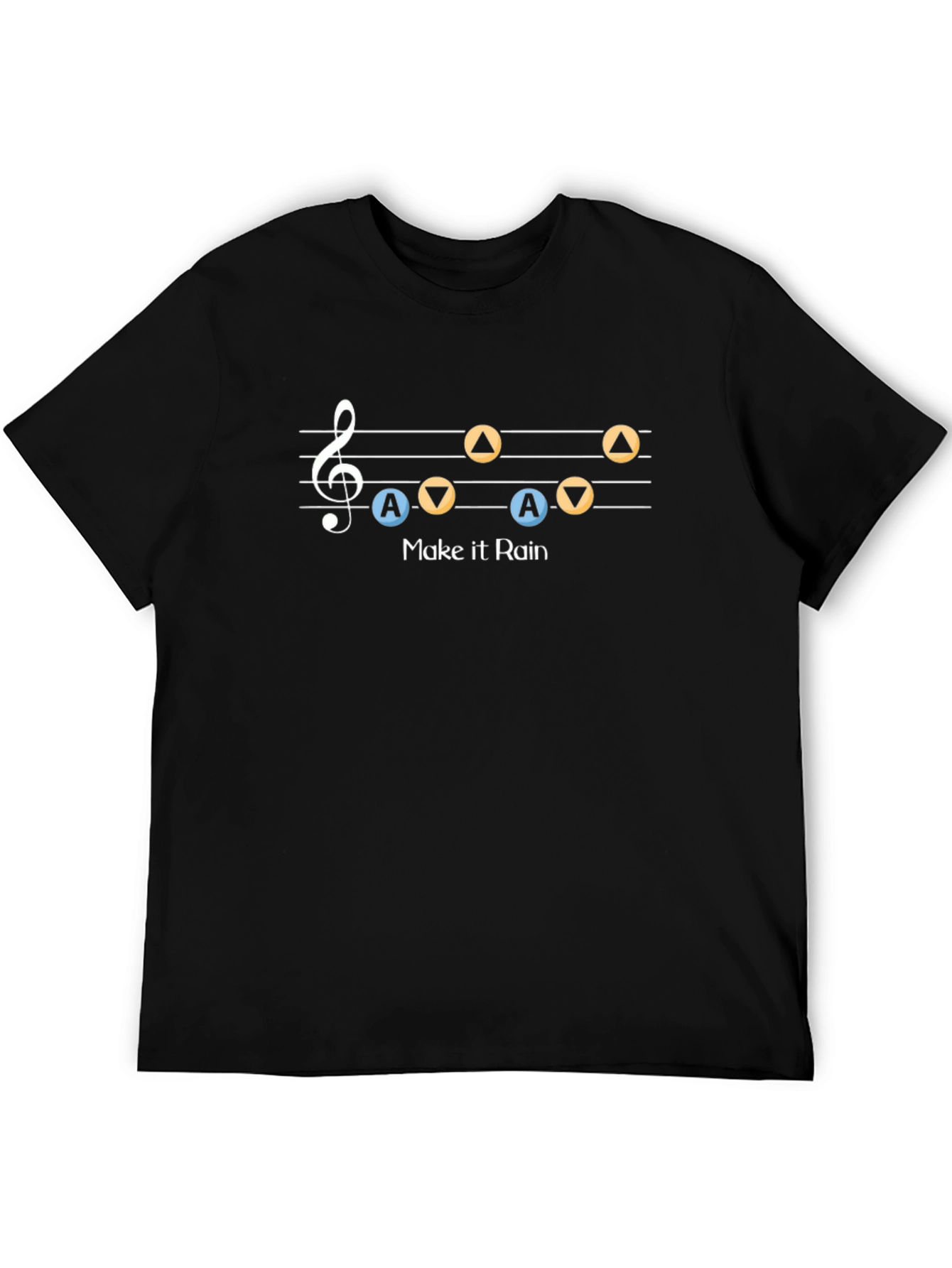 Make it Rain T-Shirt: Music Note Design