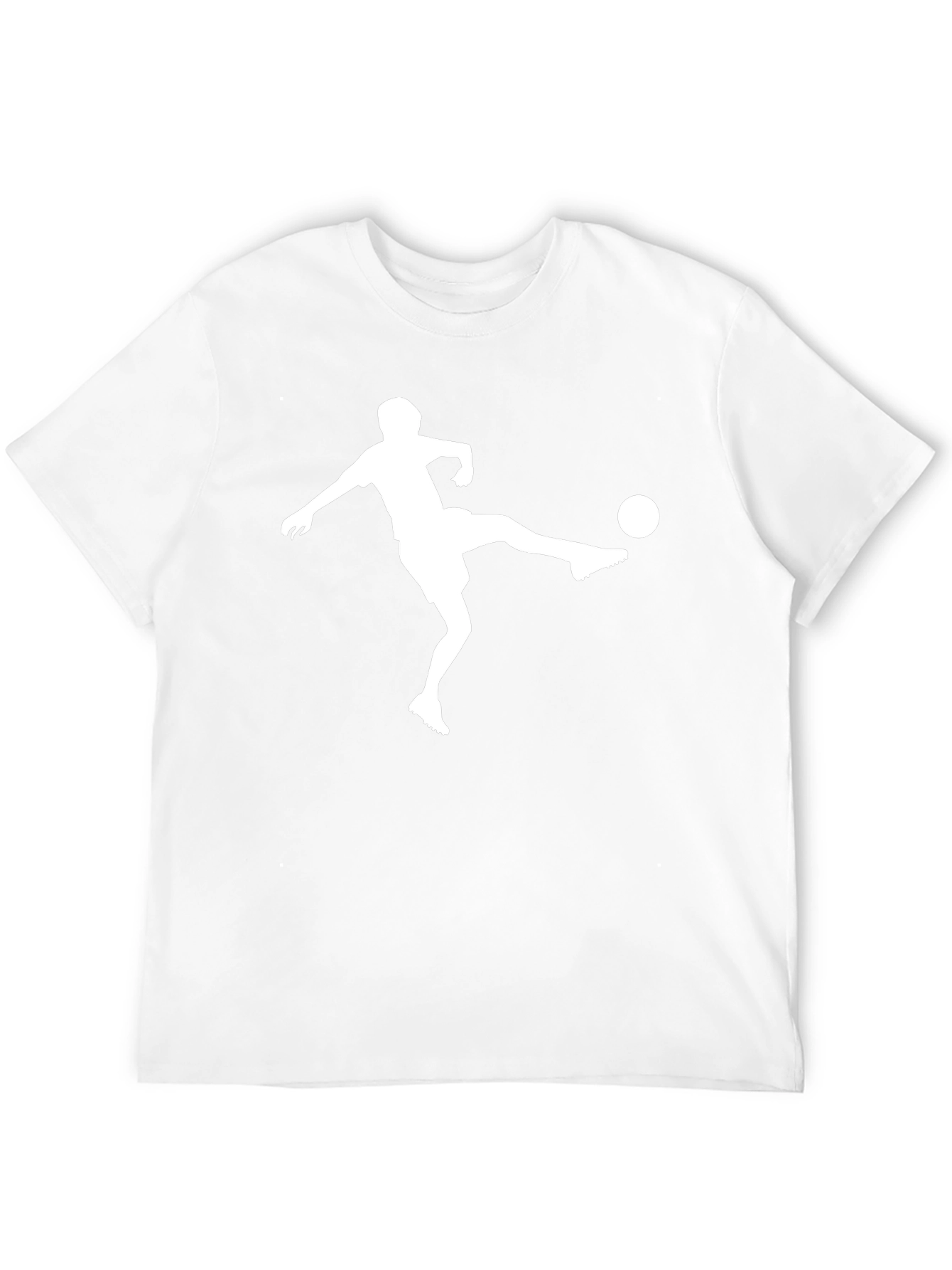 Soccer Player Graphic Tee - Black