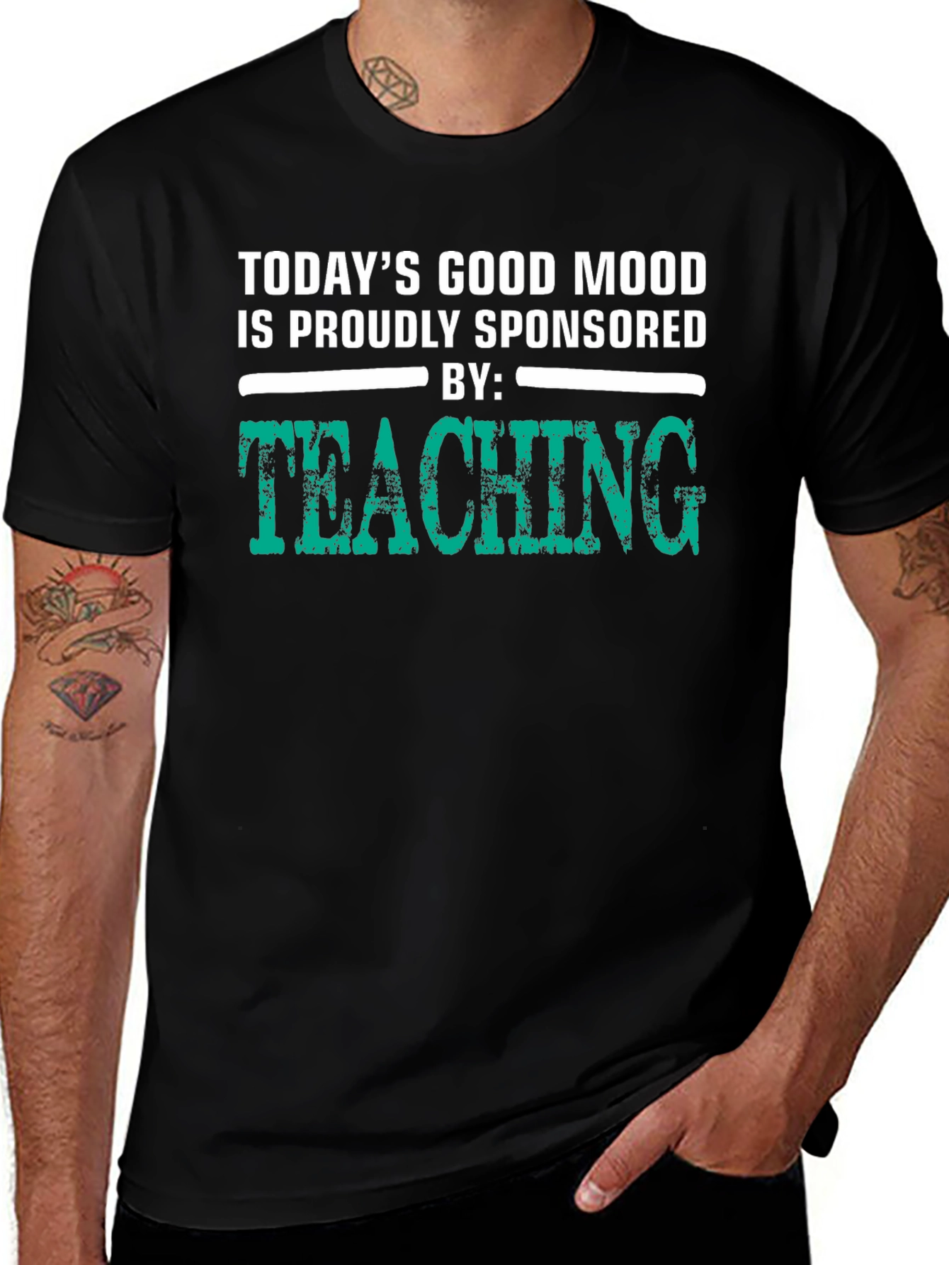 Teaching Sponsored Good Mood Graphic Tee