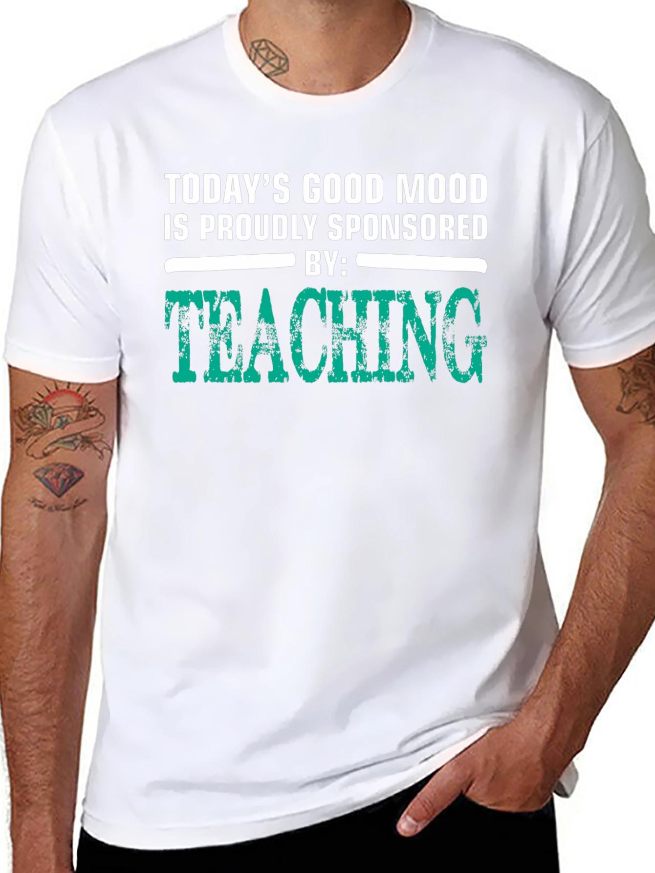 Teaching Sponsored Good Mood Graphic Tee