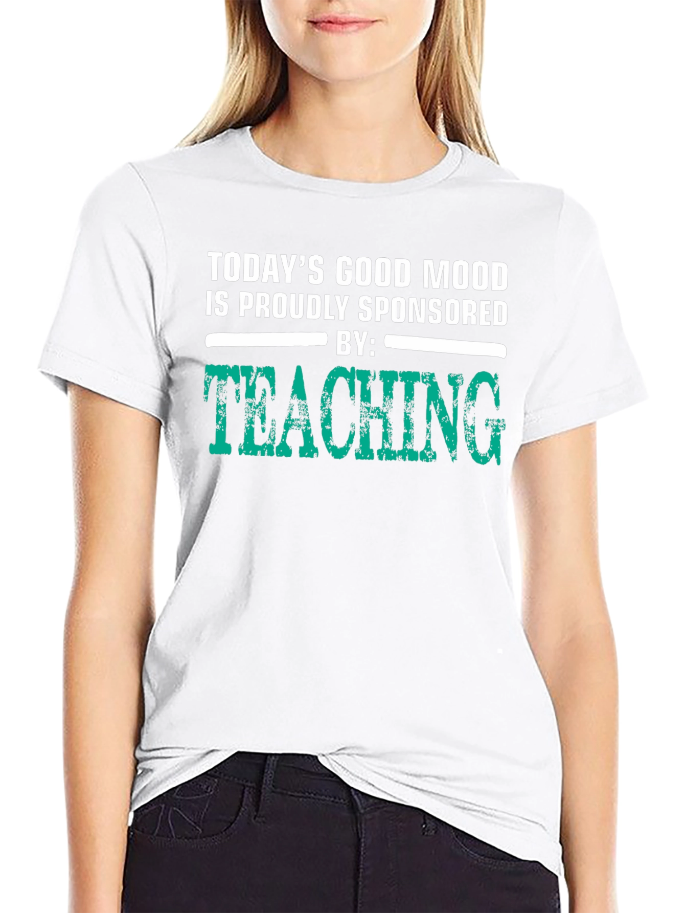 Teaching Sponsored Good Mood Graphic Tee