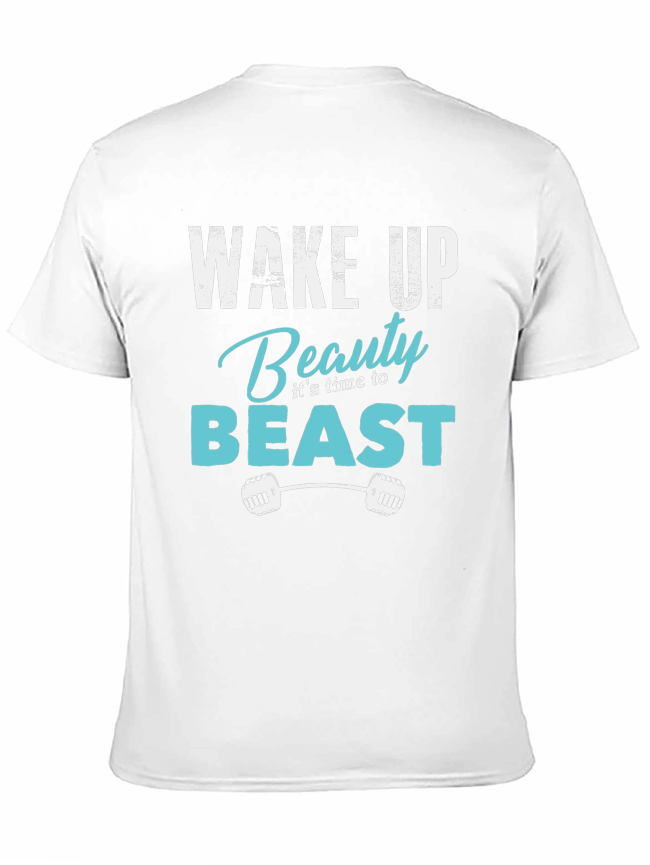 Wake Up Beauty Beast Black Graphic T-Shirt