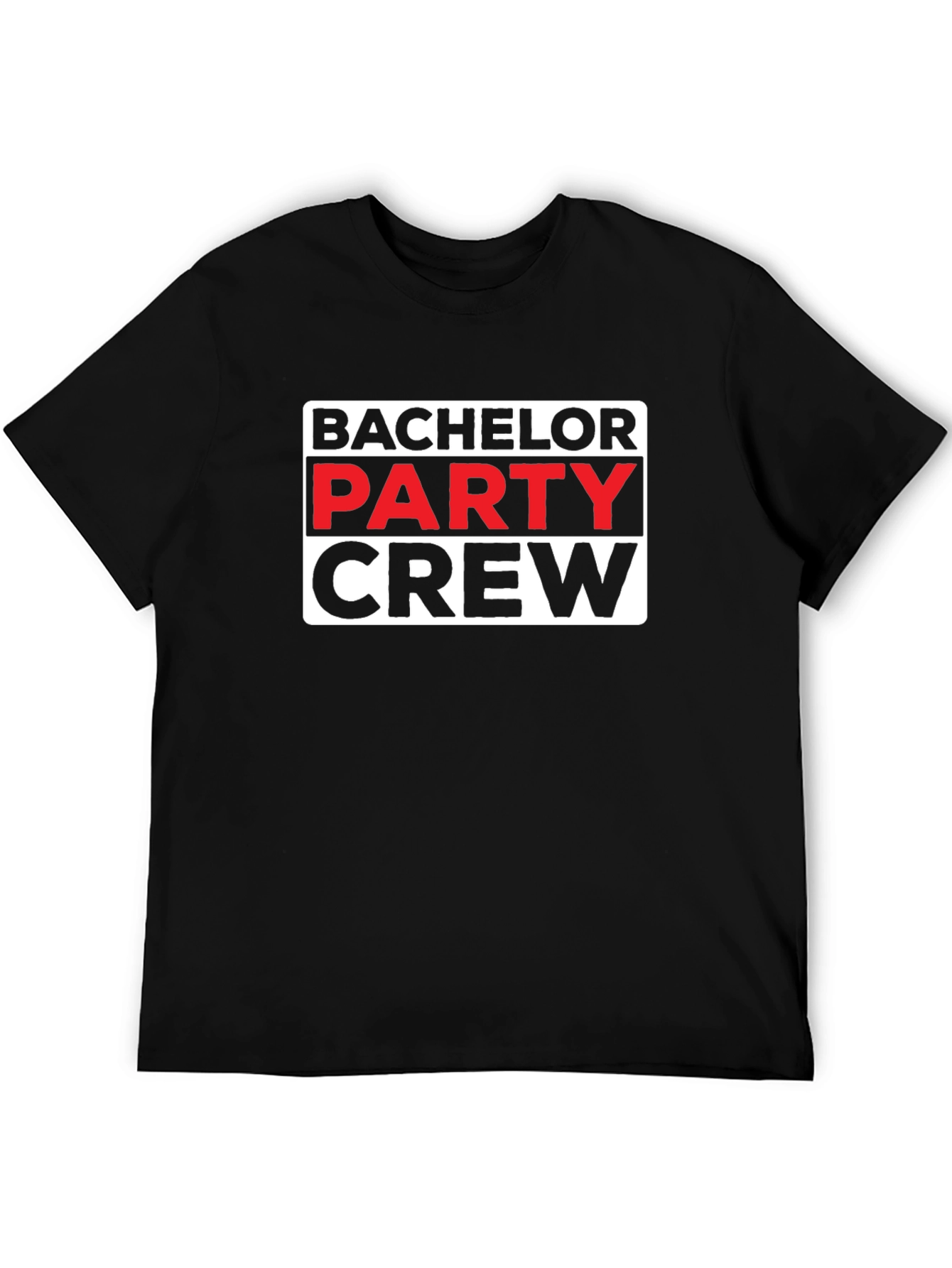 Bachelor Party Crew Graphic T-Shirt