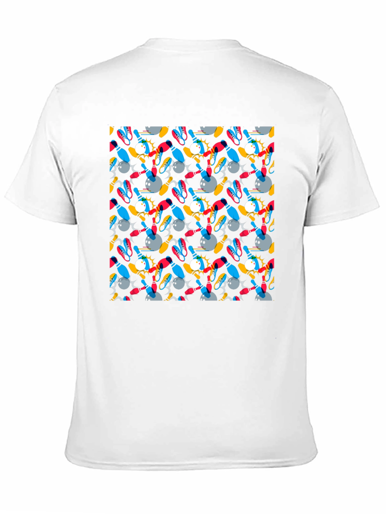 Bowling Strike T-Shirt - Funky Pattern Tee