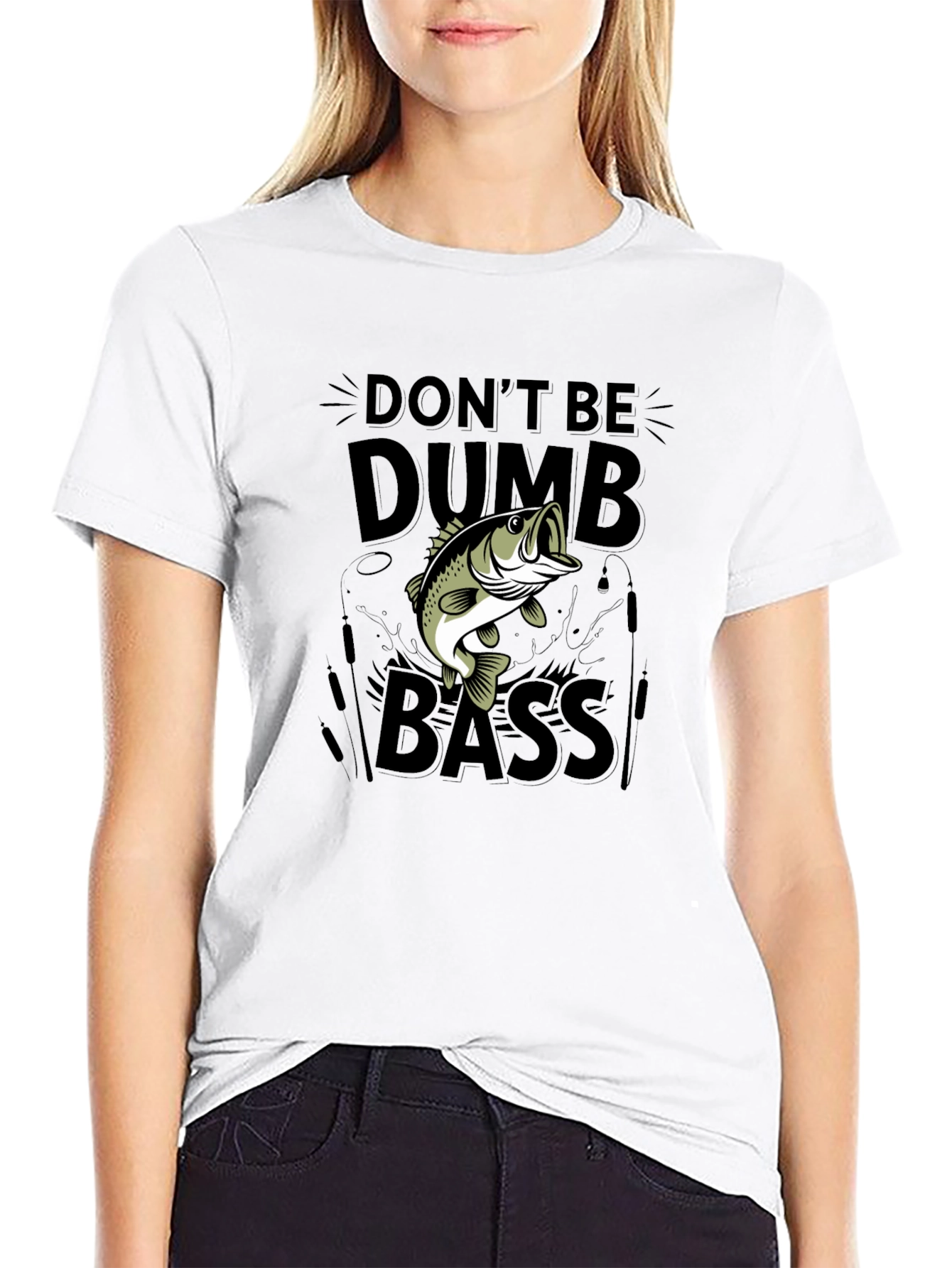 Dont Be Dumb Bass Funny Fishing T-Shirt