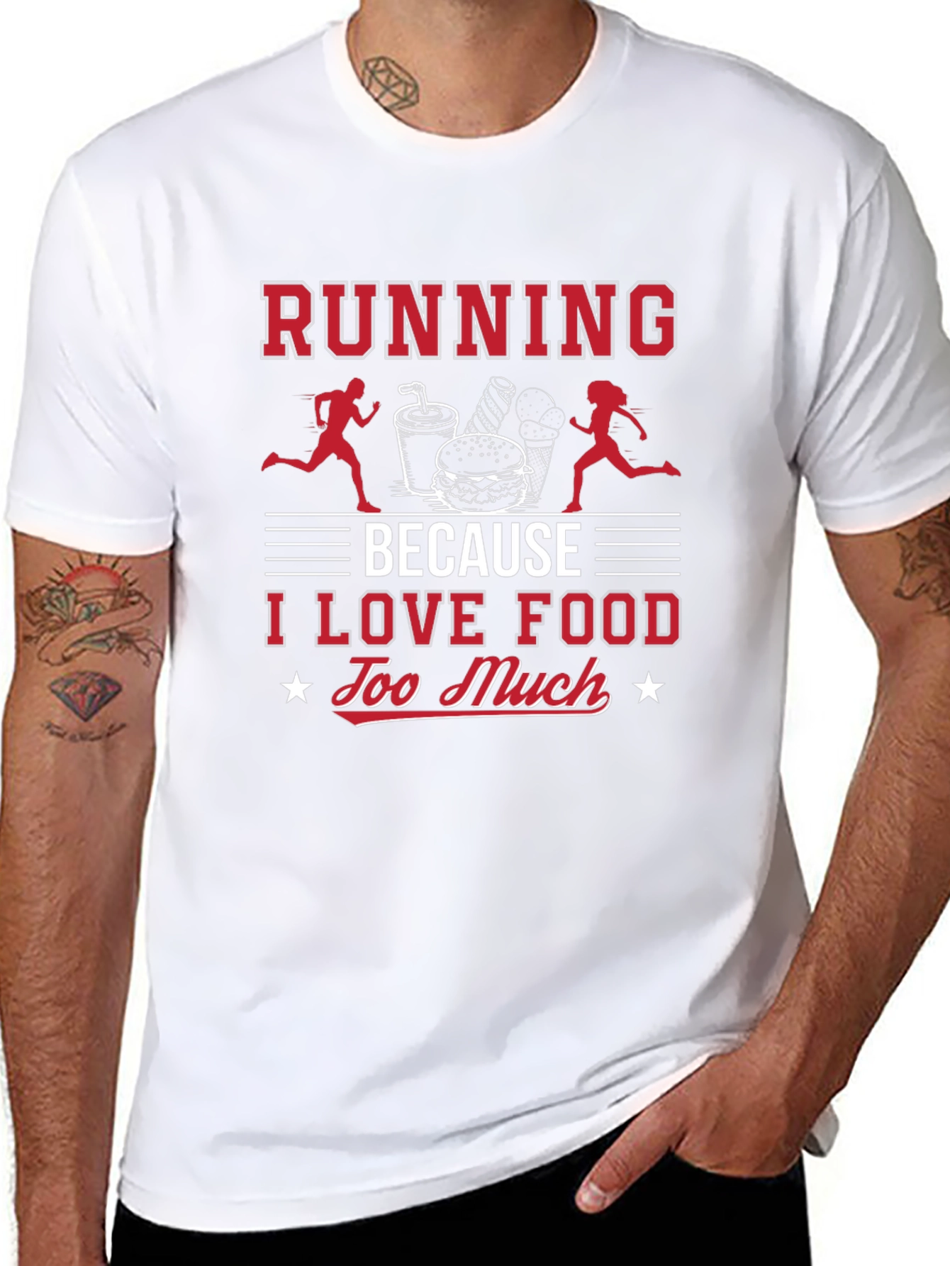 Running Because I Love Food T-Shirt