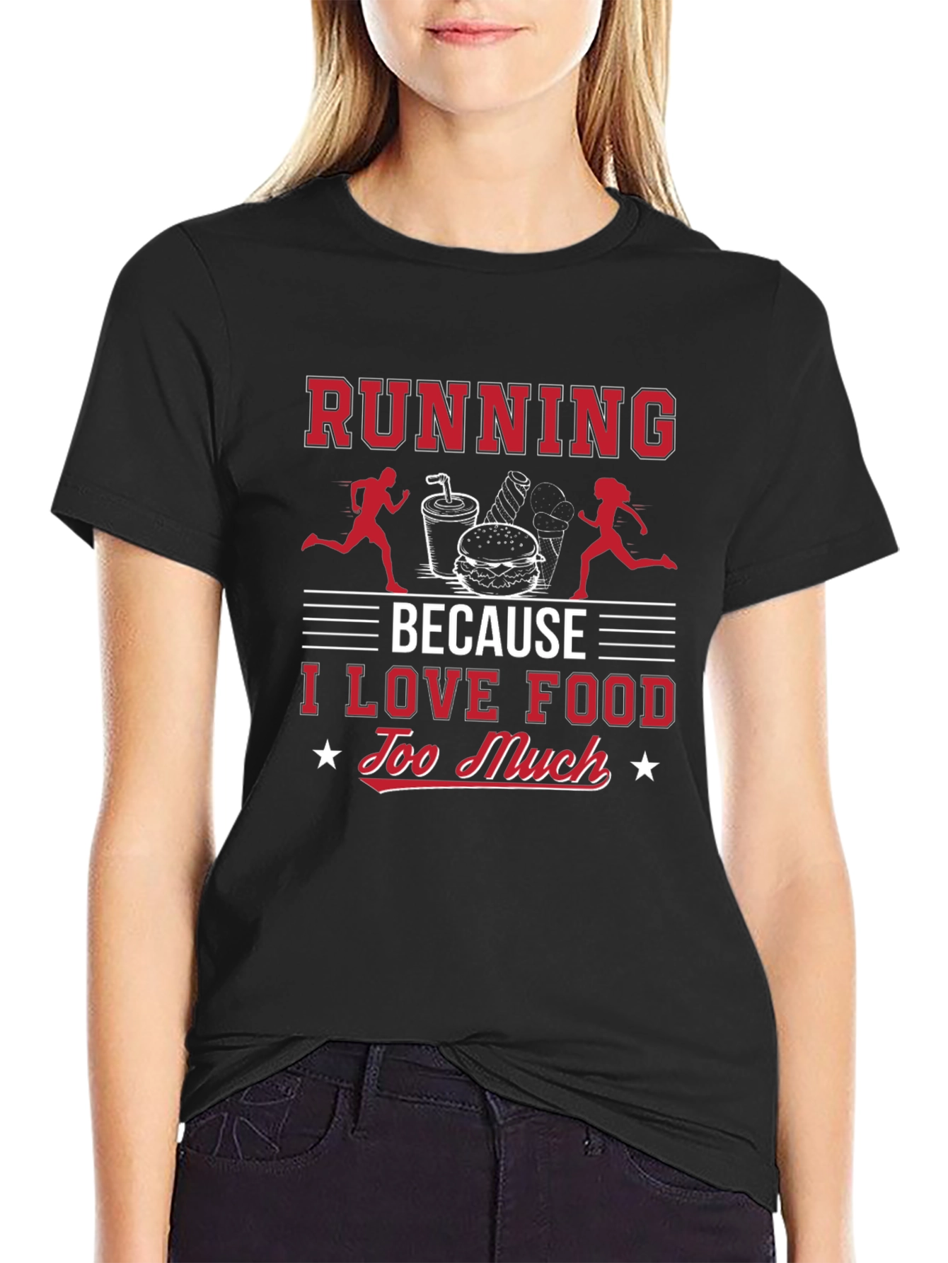 Running Because I Love Food T-Shirt