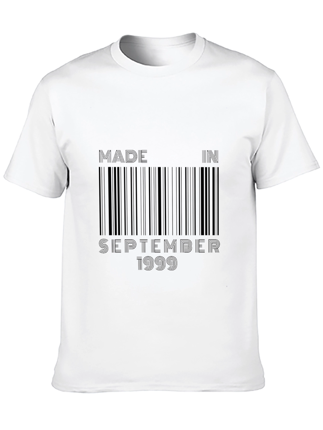 Made in September 1999 Barcode T-Shirt