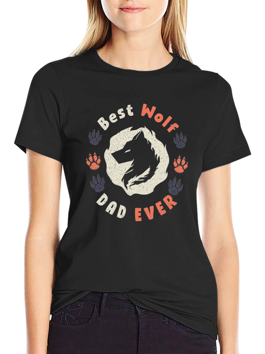 Best Wolf Dad Ever Graphic Tee