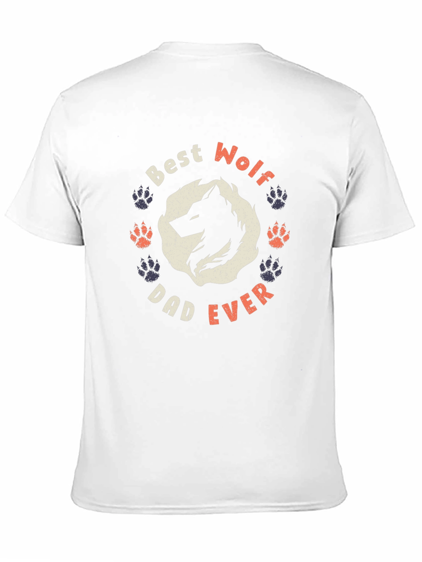 Best Wolf Dad Ever Graphic Tee