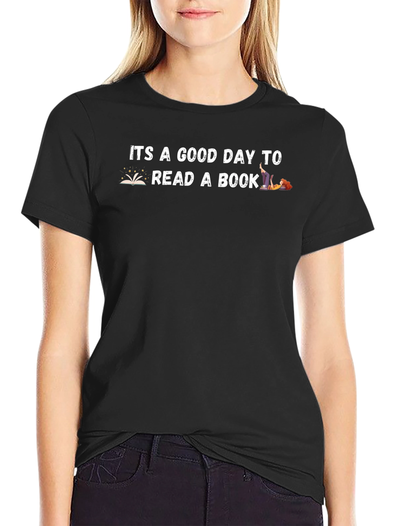 Good Day to Read Book Graphic Tee