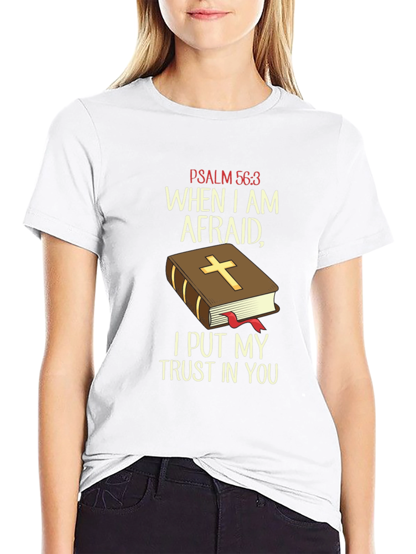 Faith-Based T-Shirt: Psalm 56:3 Religious Tee