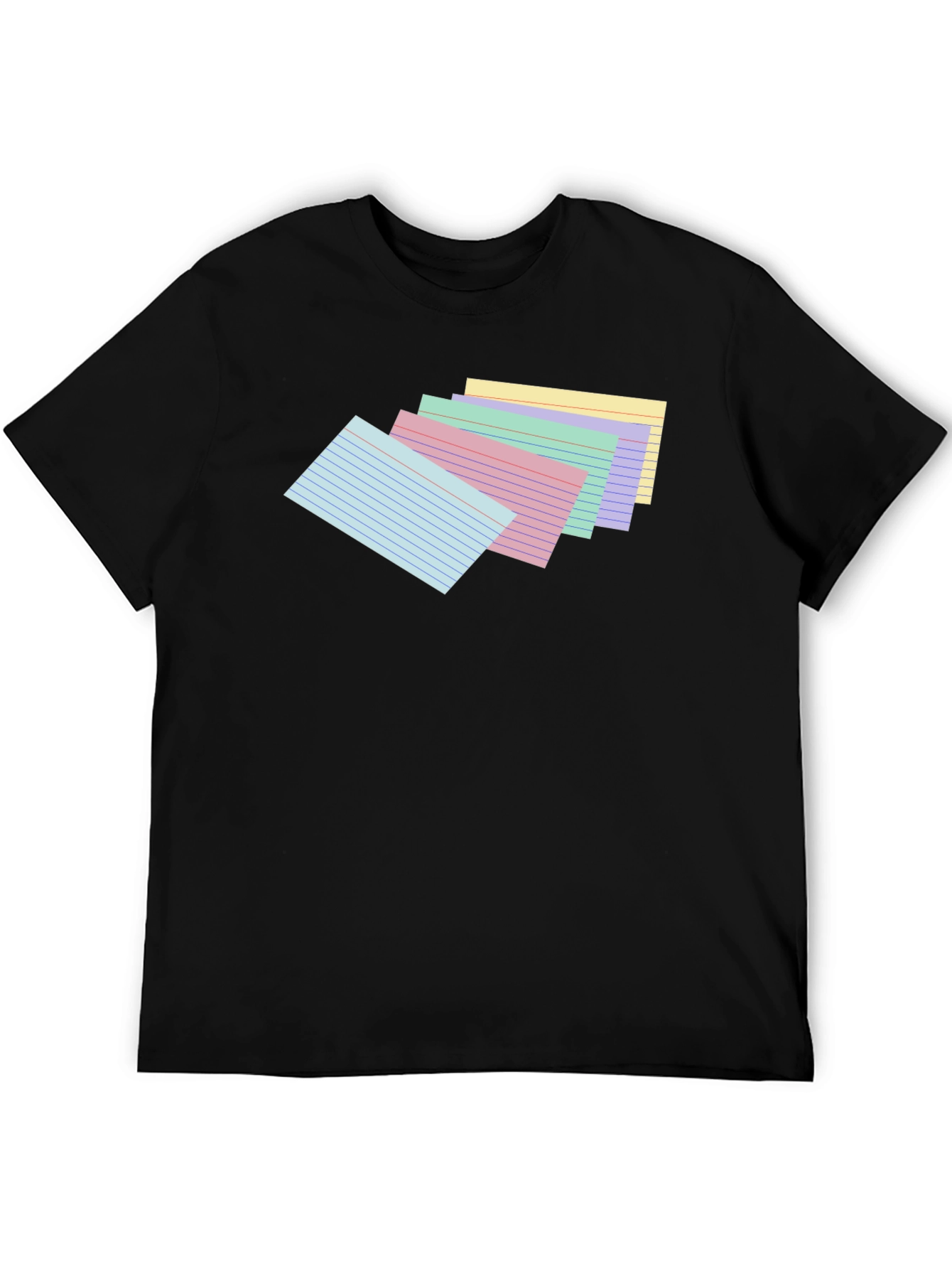 Index Card Stack Graphic Tee - Study Ready!