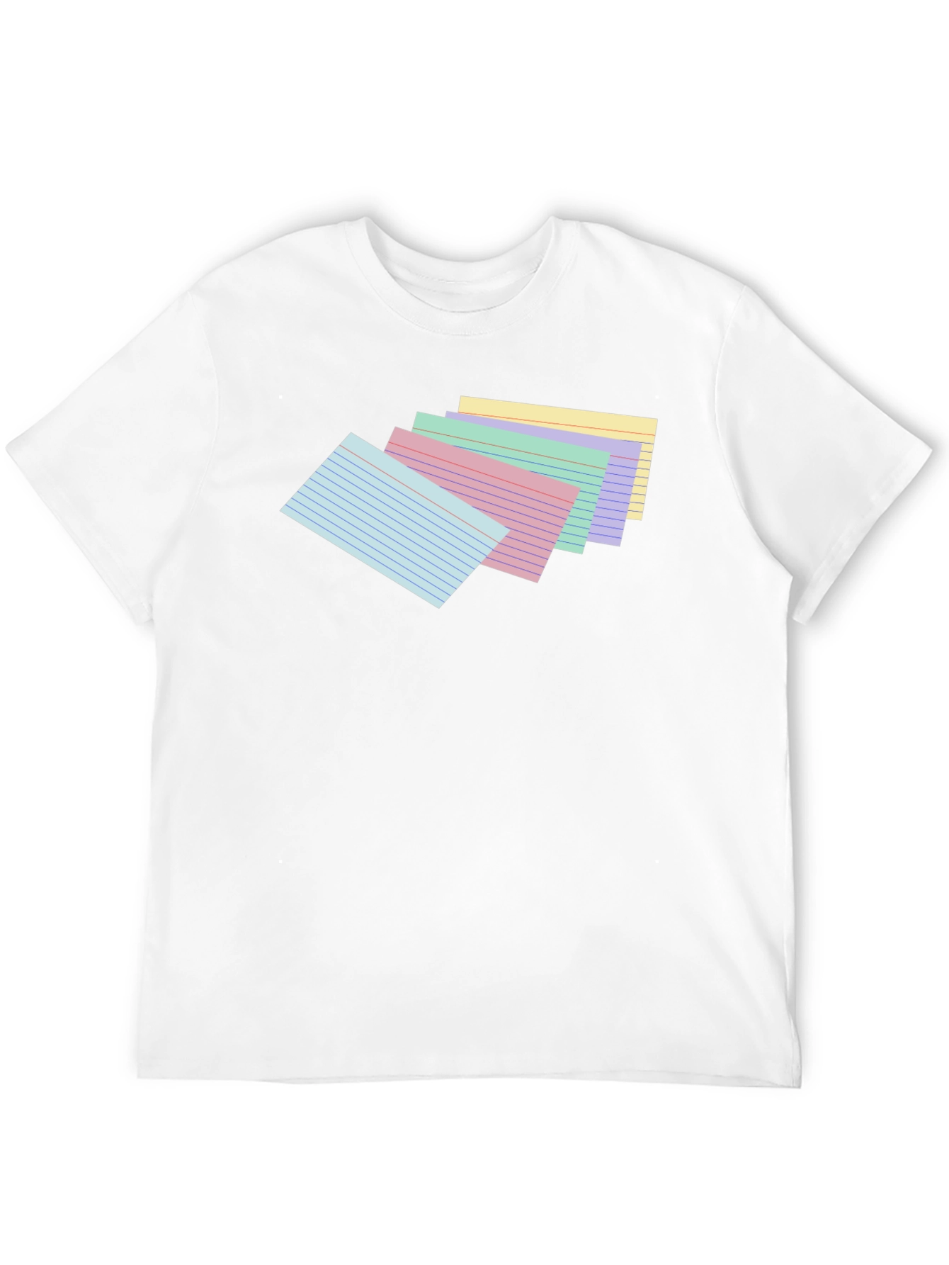 Index Card Stack Graphic Tee - Study Ready!