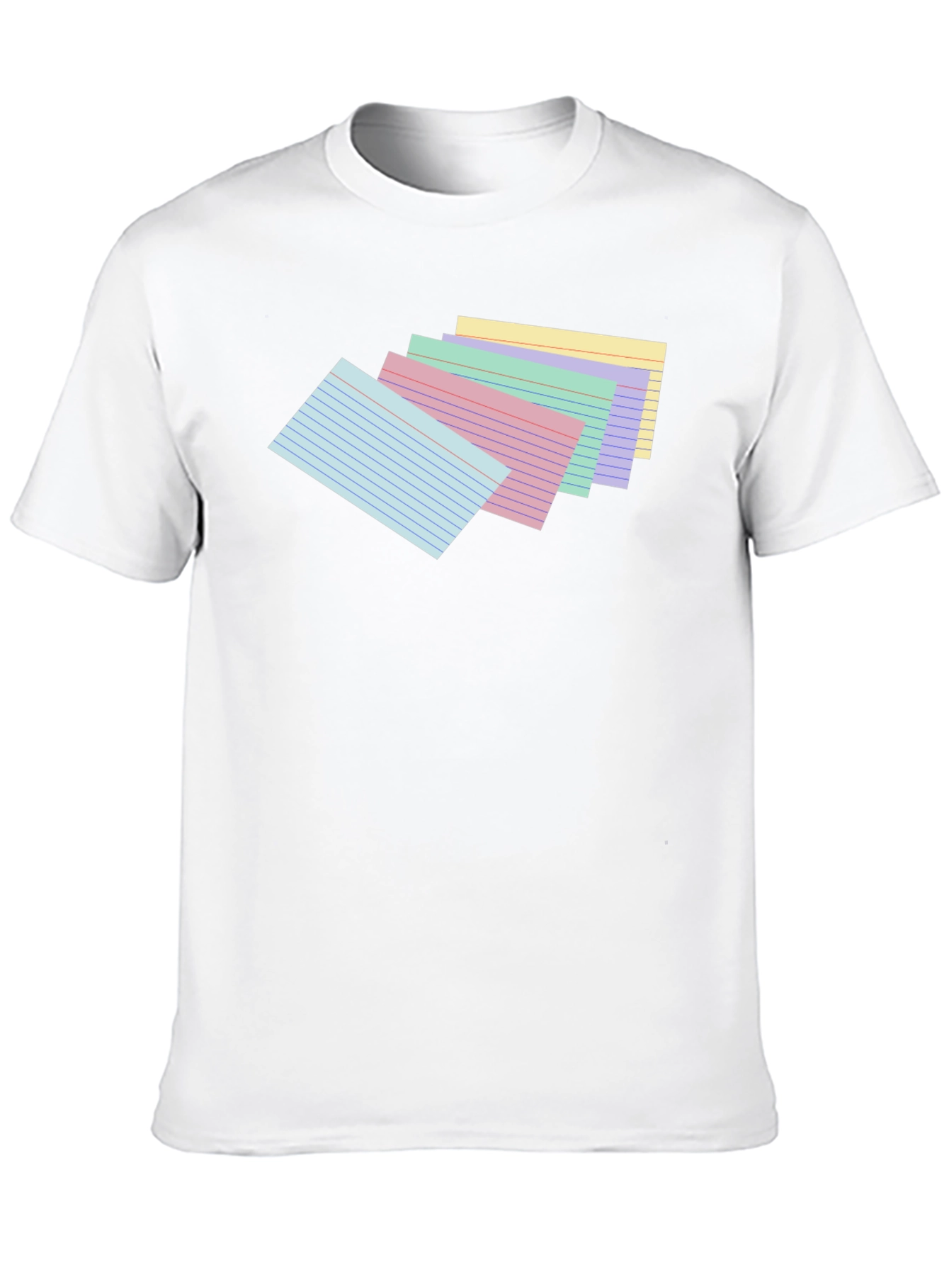 Index Card Stack Graphic Tee - Study Ready!