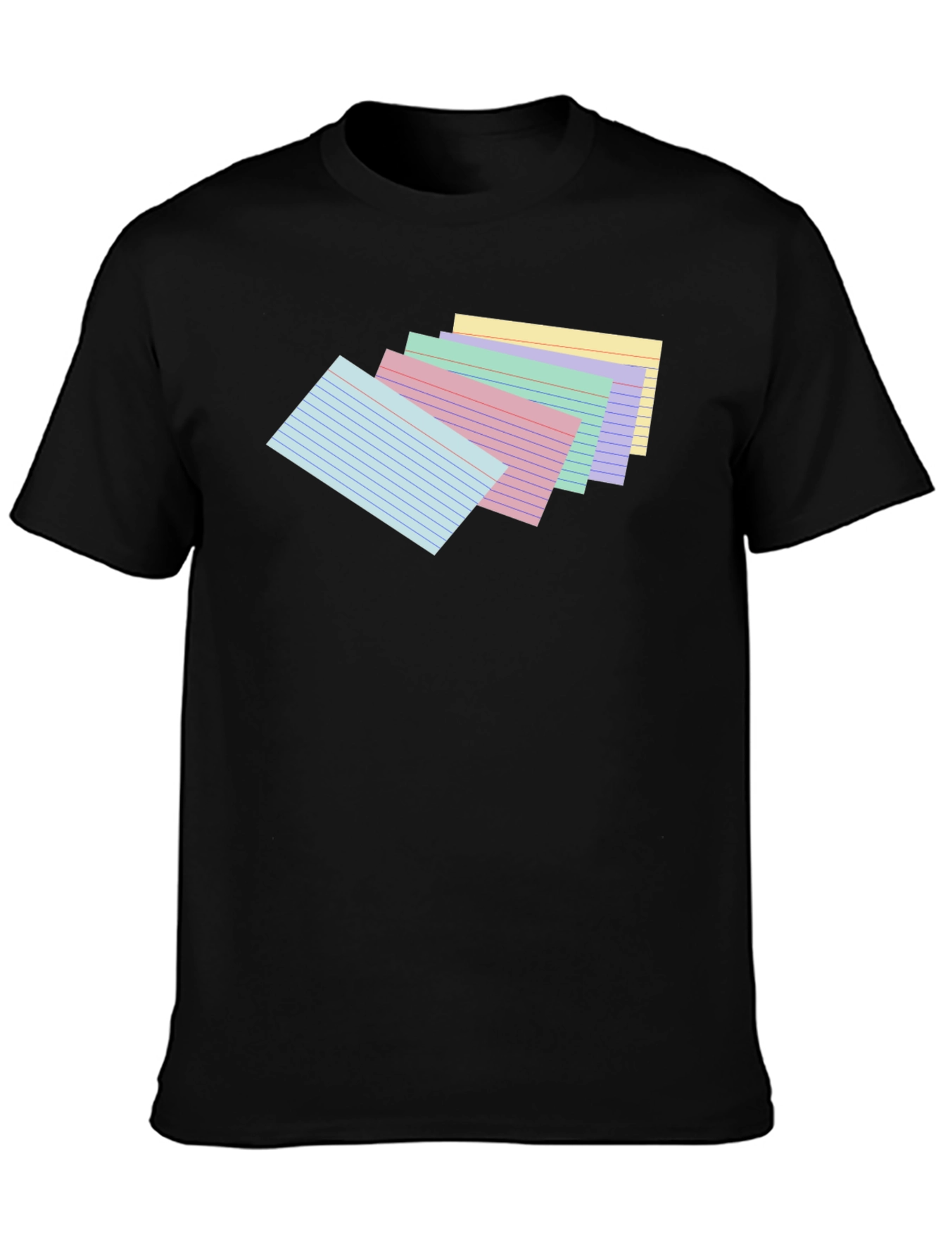 Index Card Stack Graphic Tee - Study Ready!