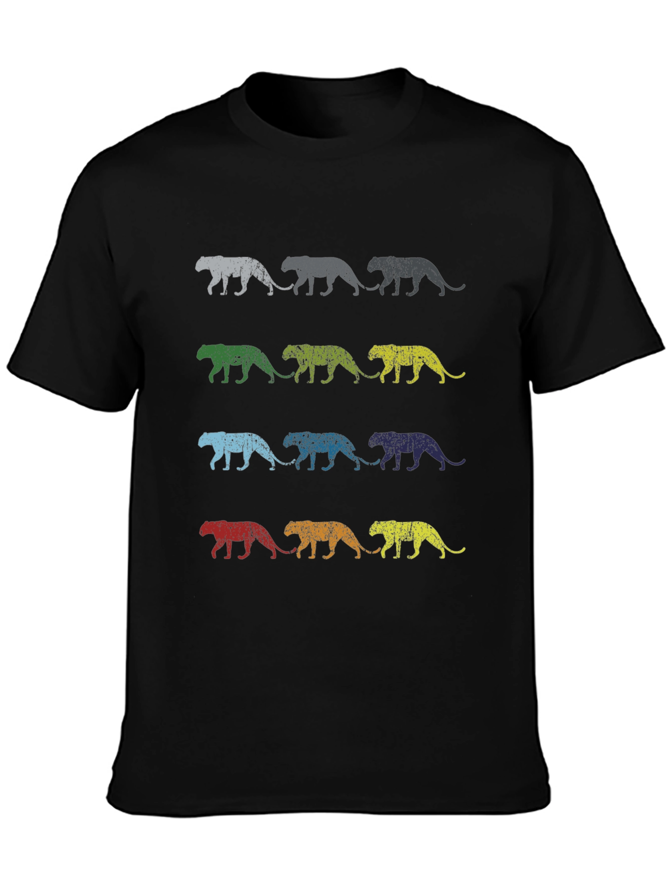 Retro Style Jaguar Graphic T-Shirt