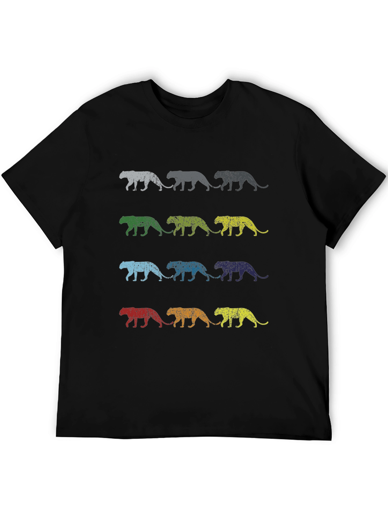 Retro Style Jaguar Graphic T-Shirt