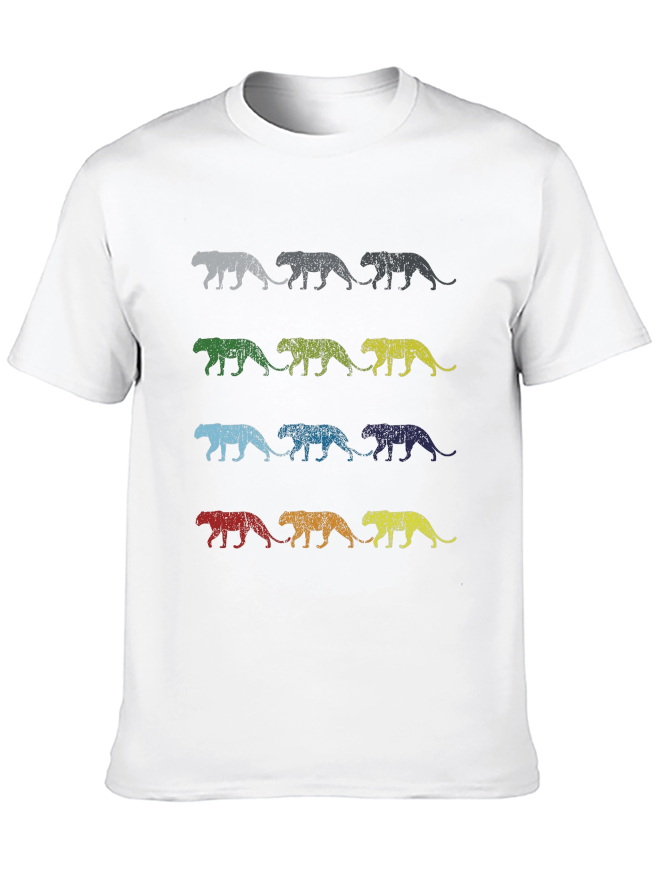 Retro Style Jaguar Graphic T-Shirt