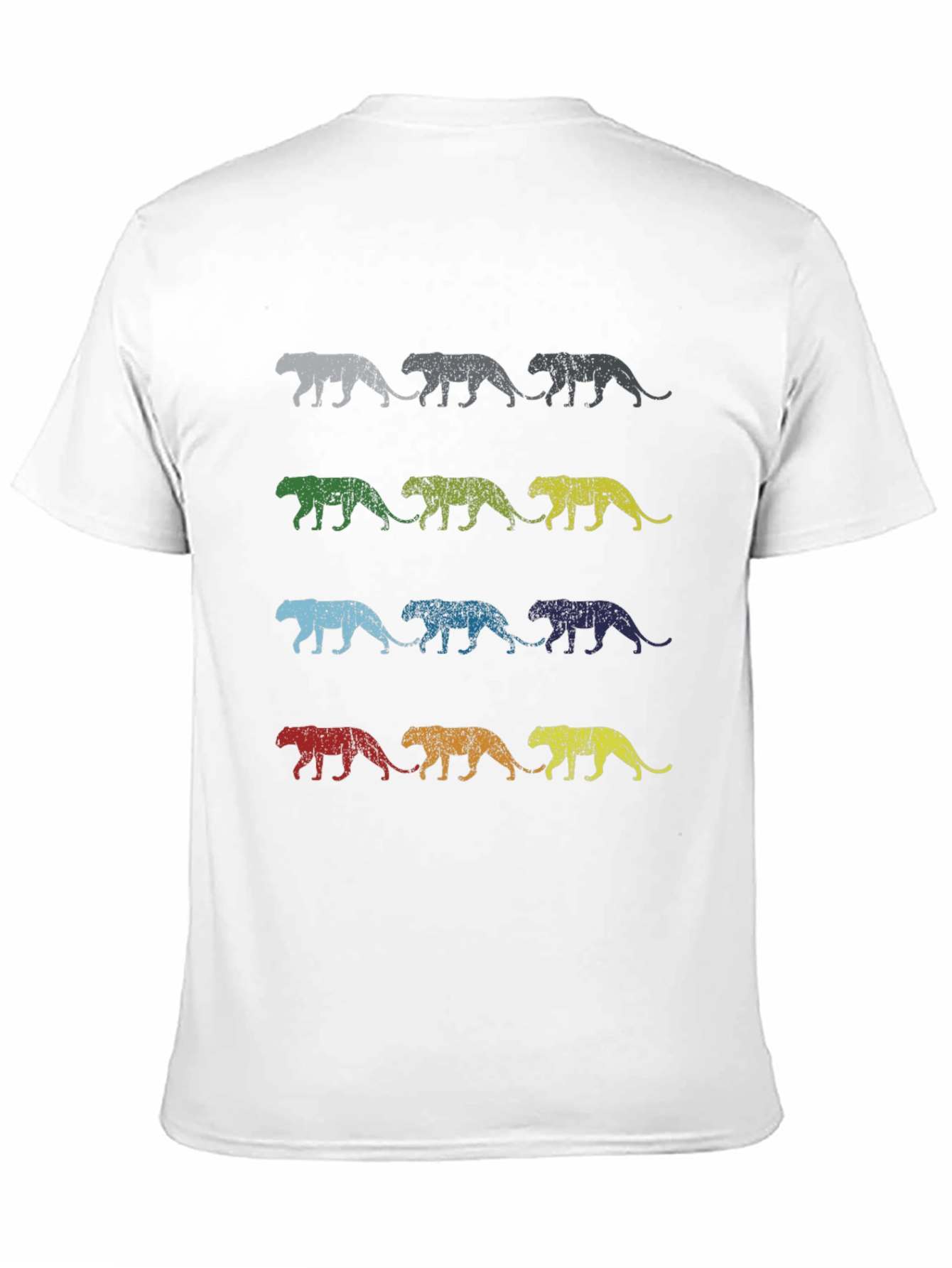 Retro Style Jaguar Graphic T-Shirt