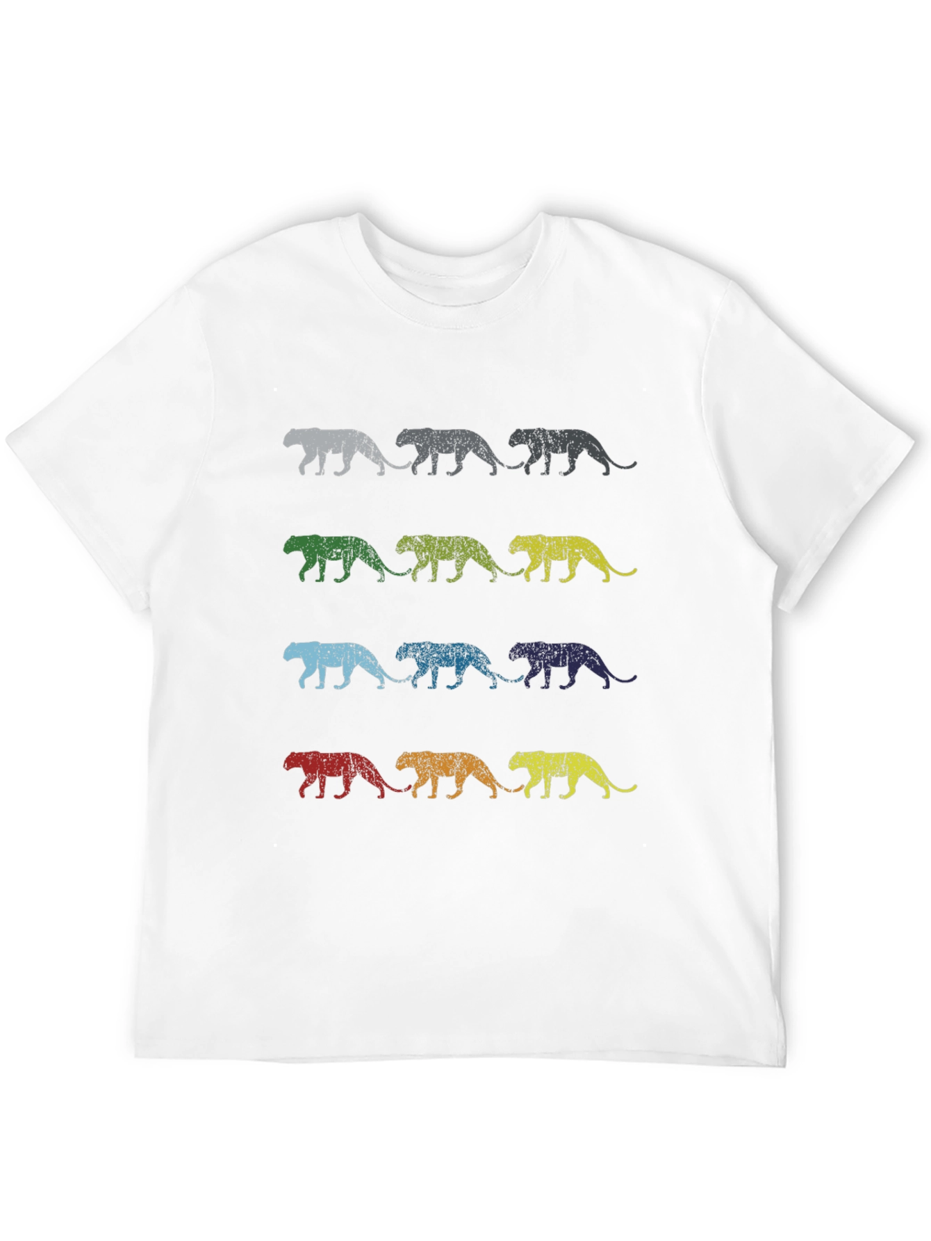 Retro Style Jaguar Graphic T-Shirt