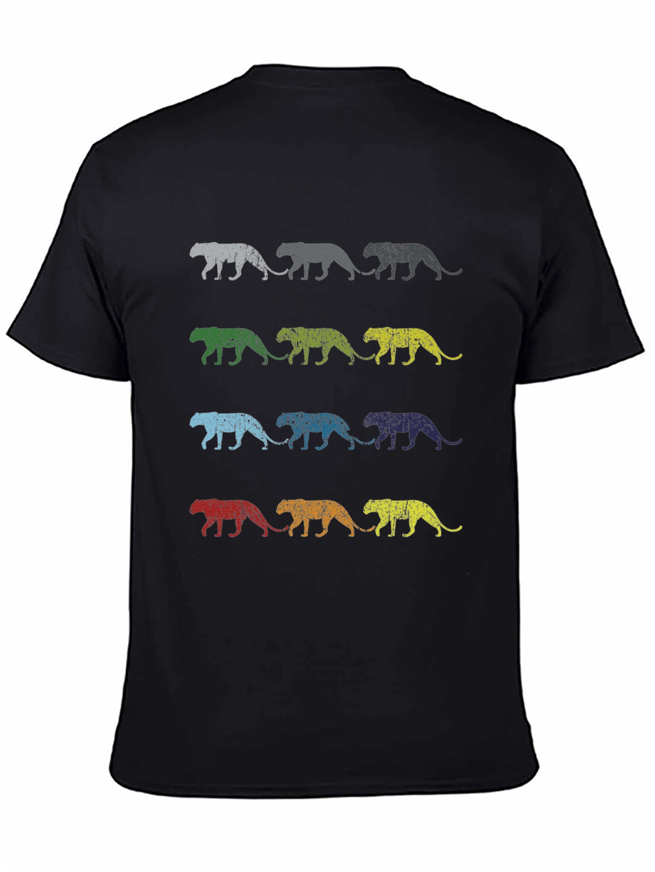 Retro Style Jaguar Graphic T-Shirt