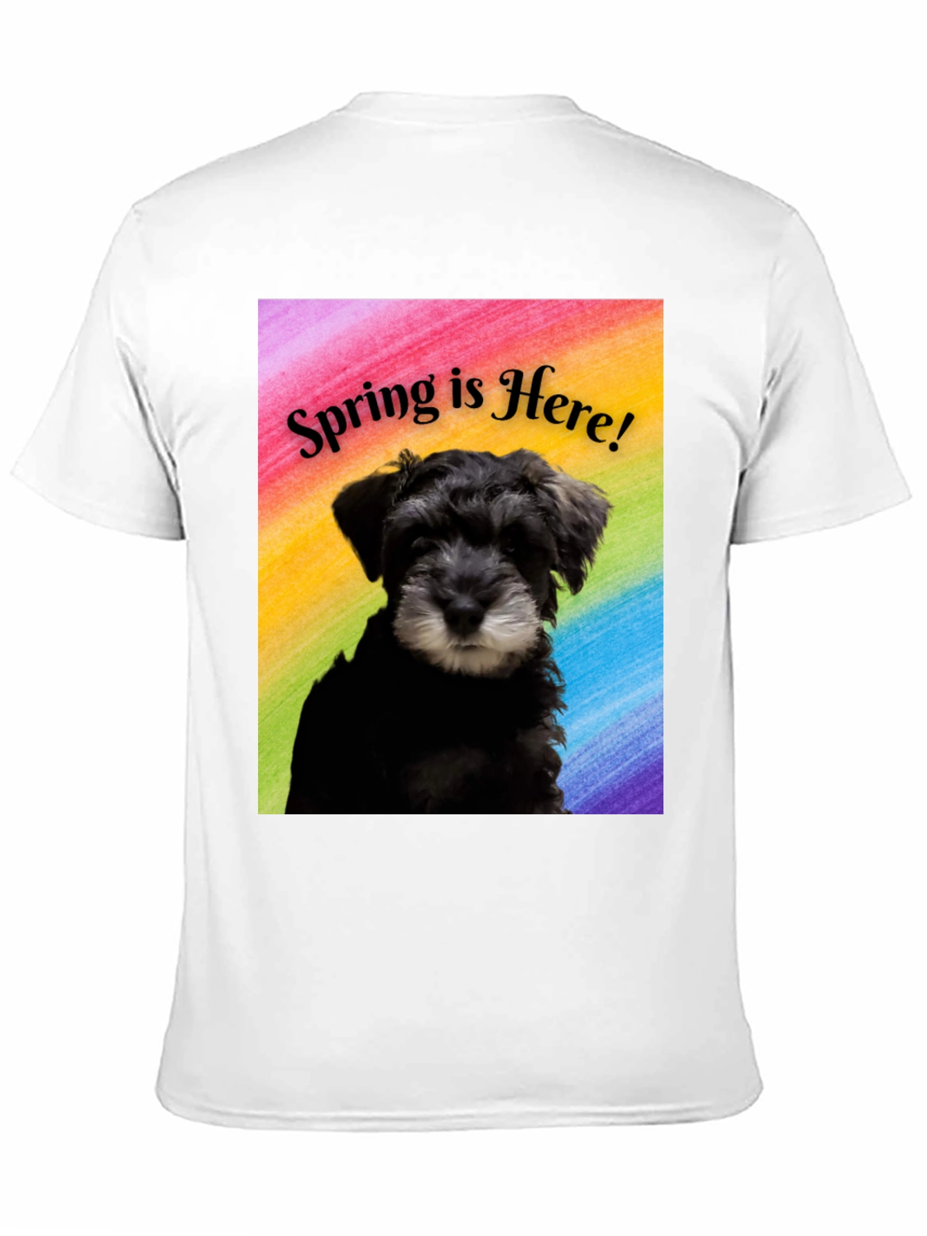 Spring Schnauzer T-Shirt - Perfect for Dog Lovers!