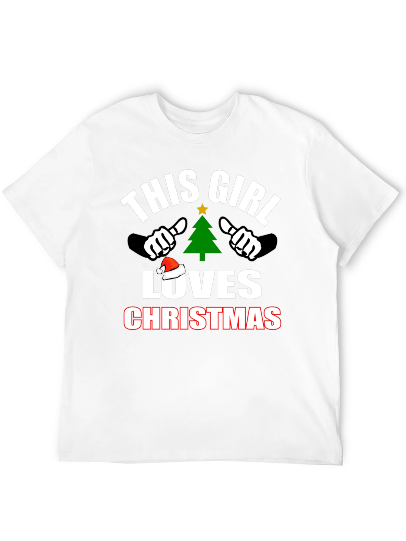 This Girl Loves Christmas T-Shirt Holiday Tee