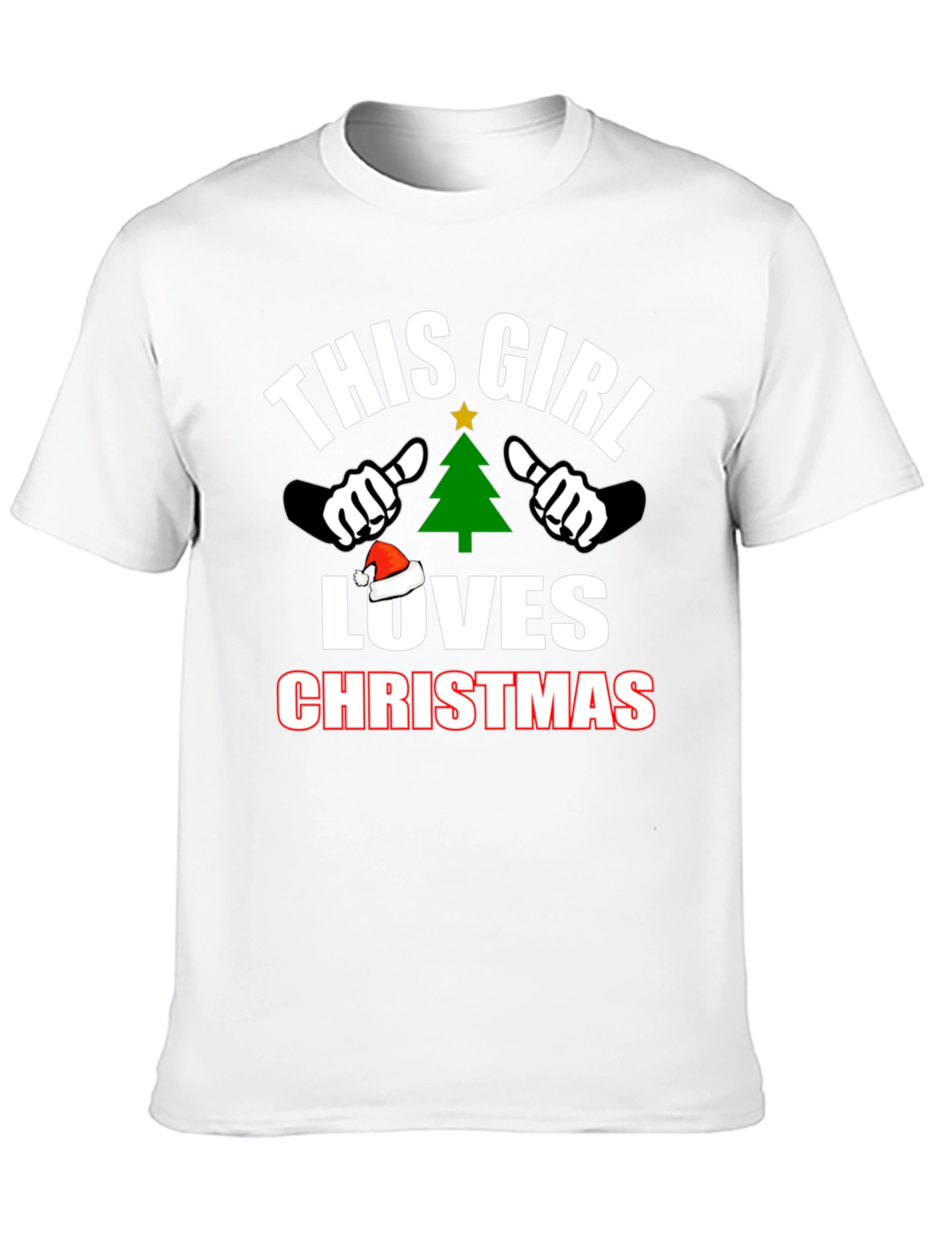 This Girl Loves Christmas T-Shirt Holiday Tee