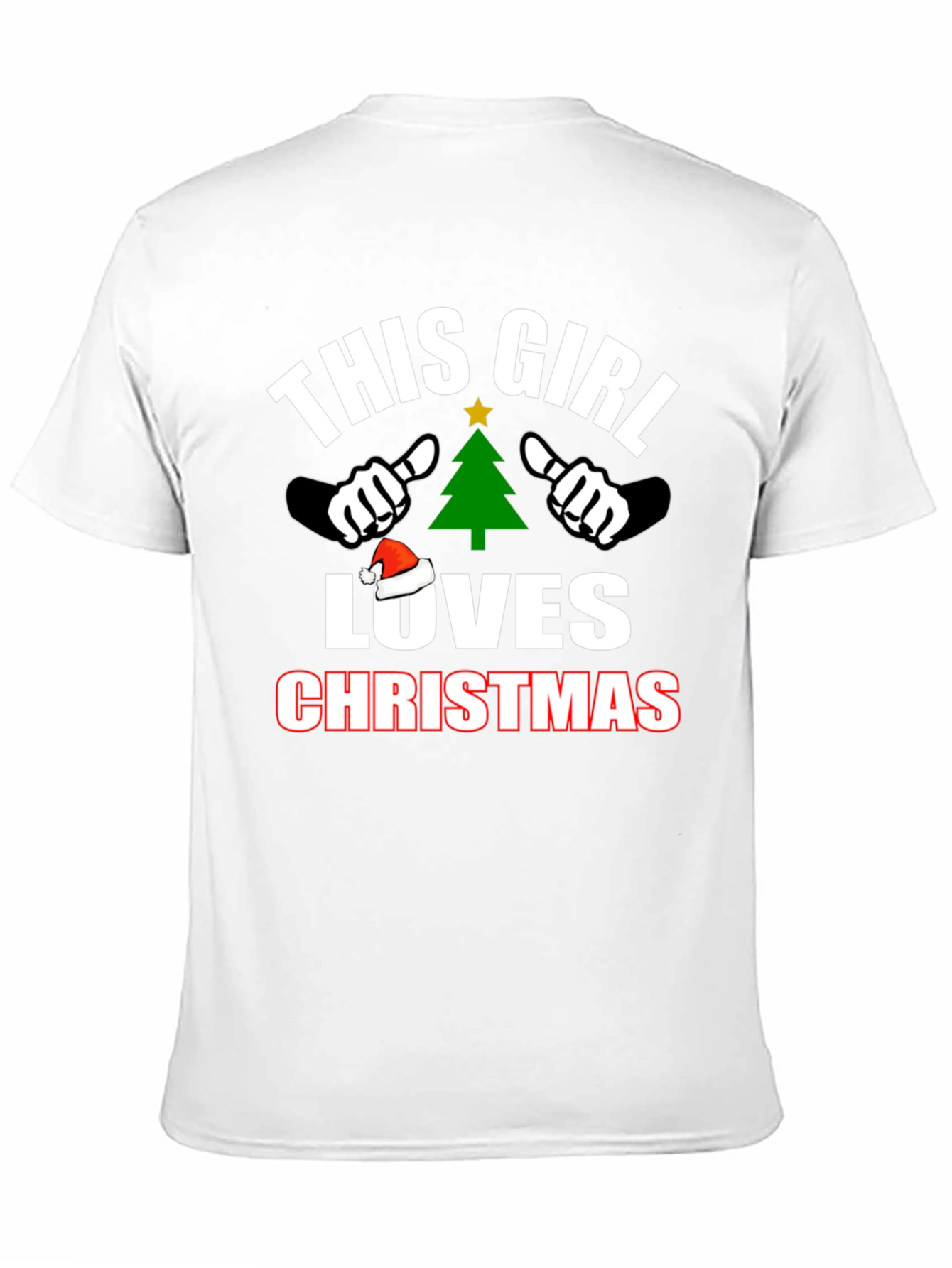 This Girl Loves Christmas T-Shirt Holiday Tee