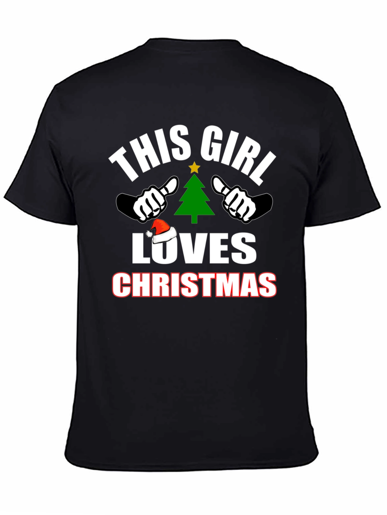 This Girl Loves Christmas T-Shirt Holiday Tee
