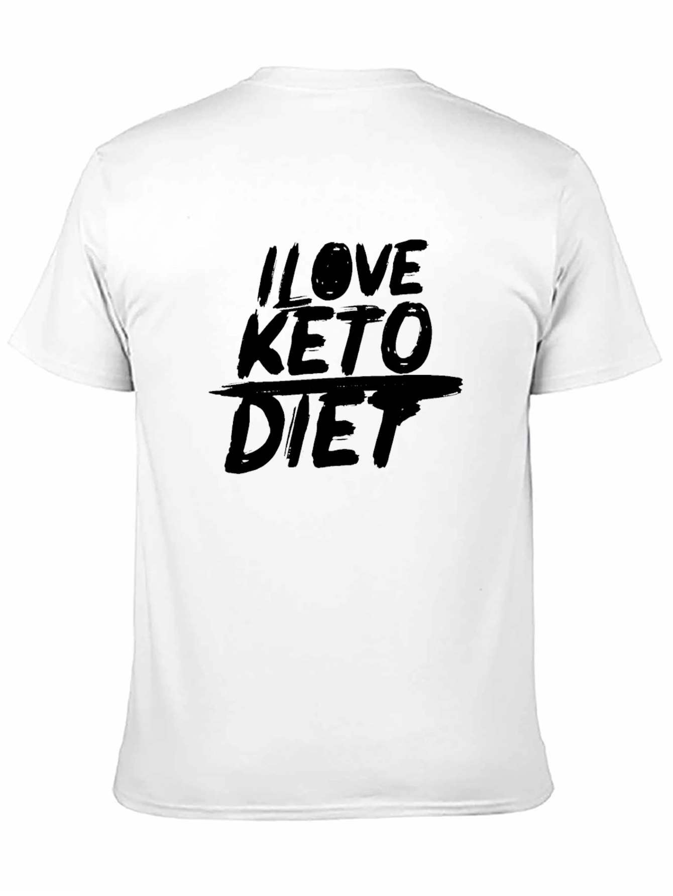 I Love Keto Diet Black T-Shirt