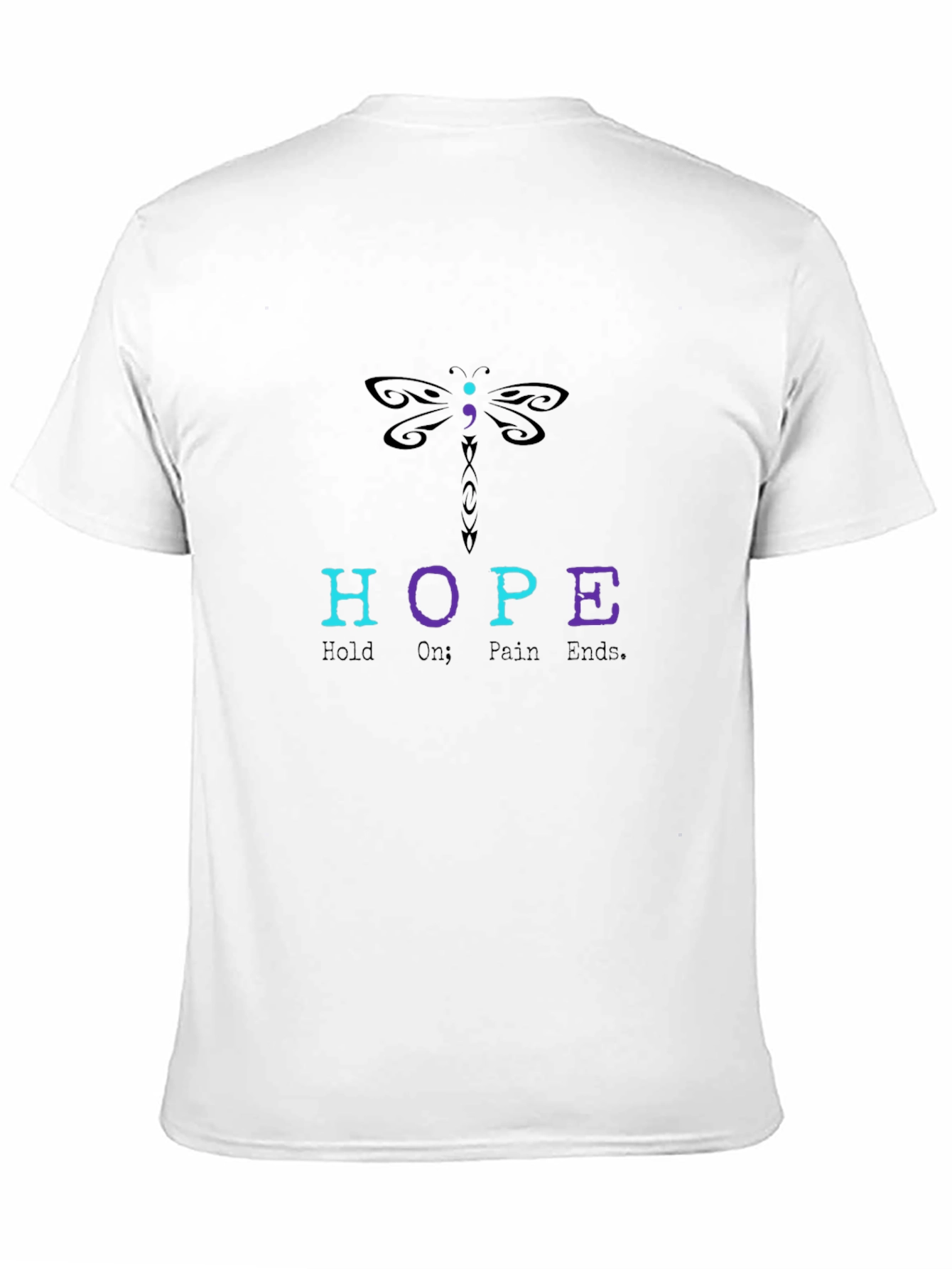 HOPE Dragonfly Graphic Tee - Mental Health Awareness Shirt
