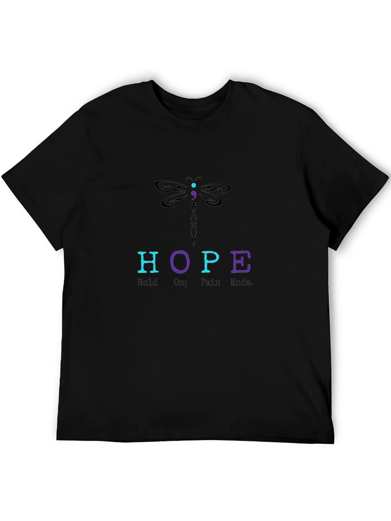 HOPE Dragonfly Graphic Tee - Mental Health Awareness Shirt