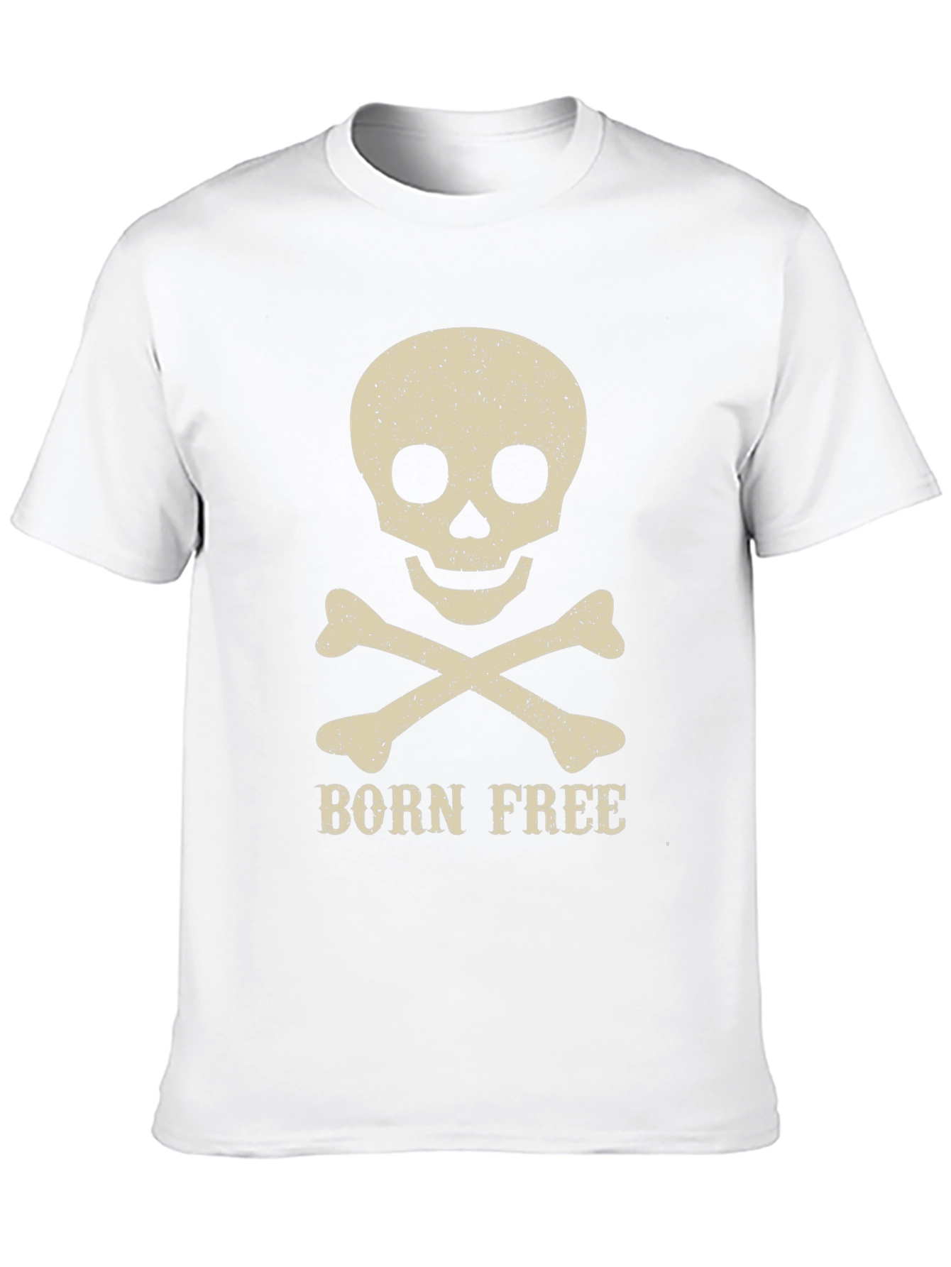 Born Free Skull & Crossbones Graphic T-Shirt