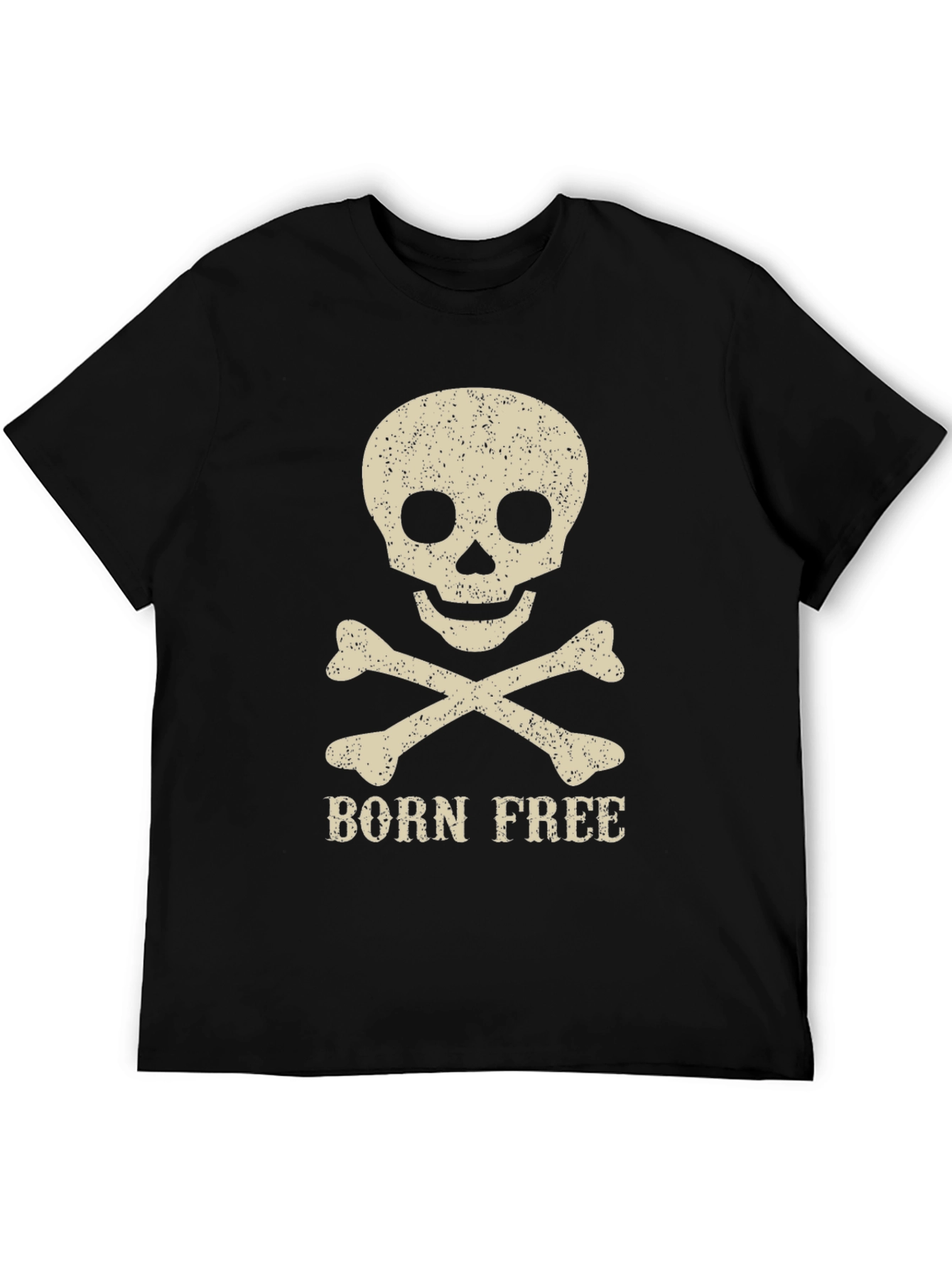 Born Free Skull & Crossbones Graphic T-Shirt