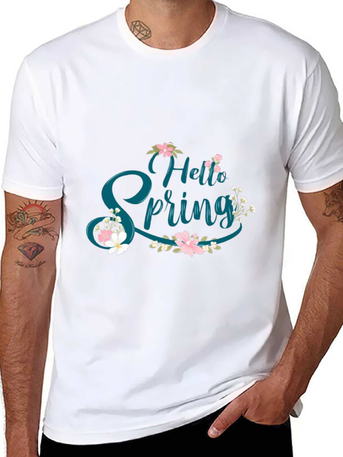 Hello Spring Graphic T-Shirt