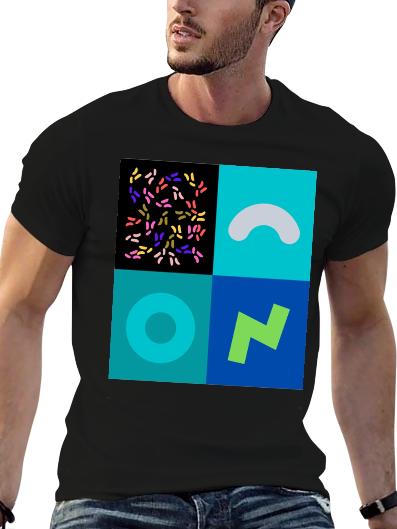 Abstract Art Graphic Tee - Modern Design