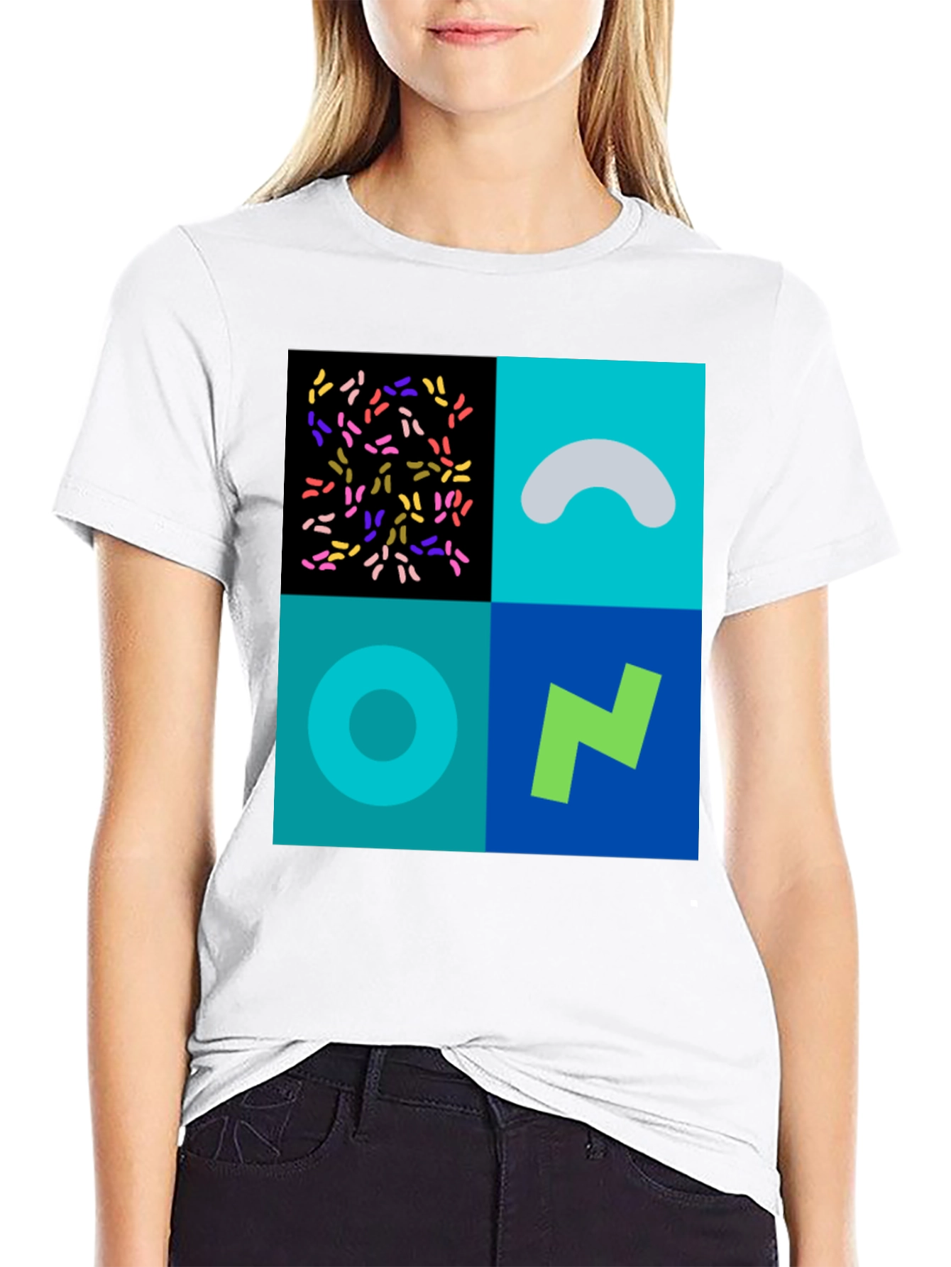 Abstract Art Graphic Tee - Modern Design