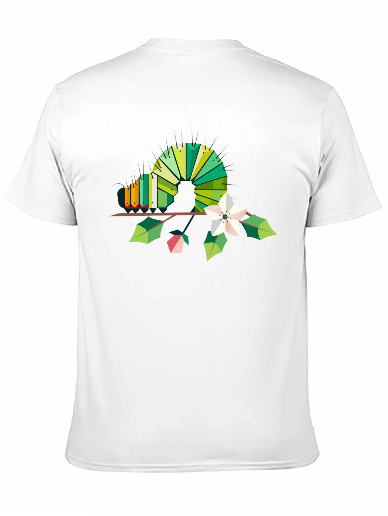 Geometric Caterpillar Graphic T-Shirt