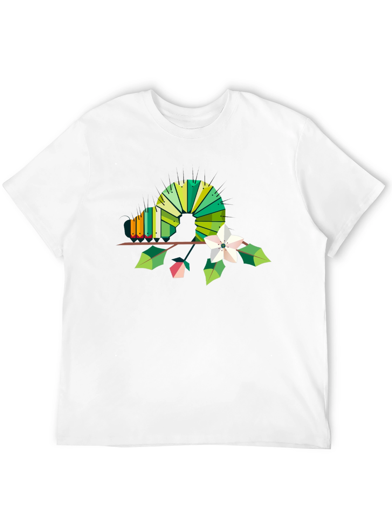 Geometric Caterpillar Graphic T-Shirt