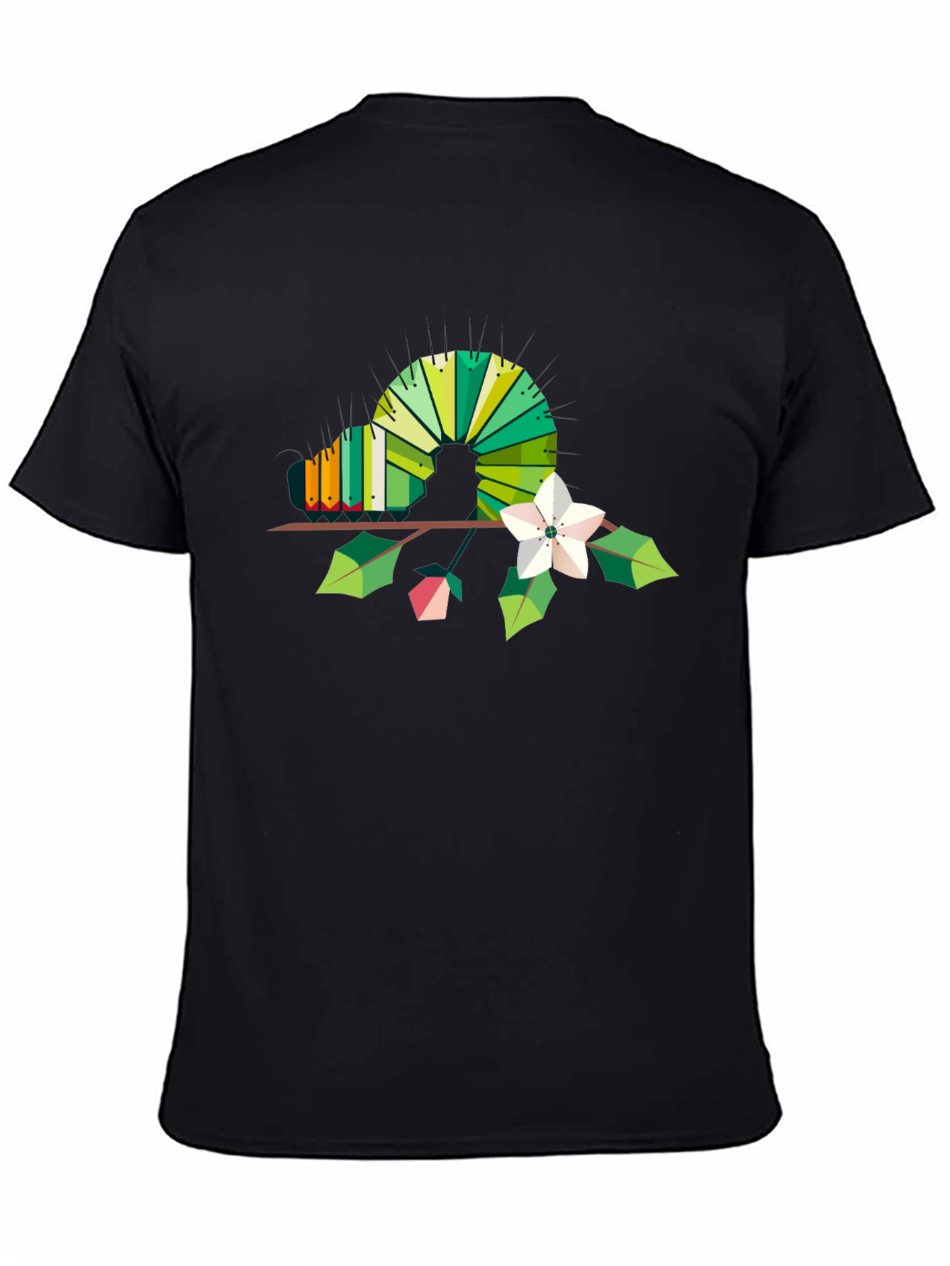 Geometric Caterpillar Graphic T-Shirt