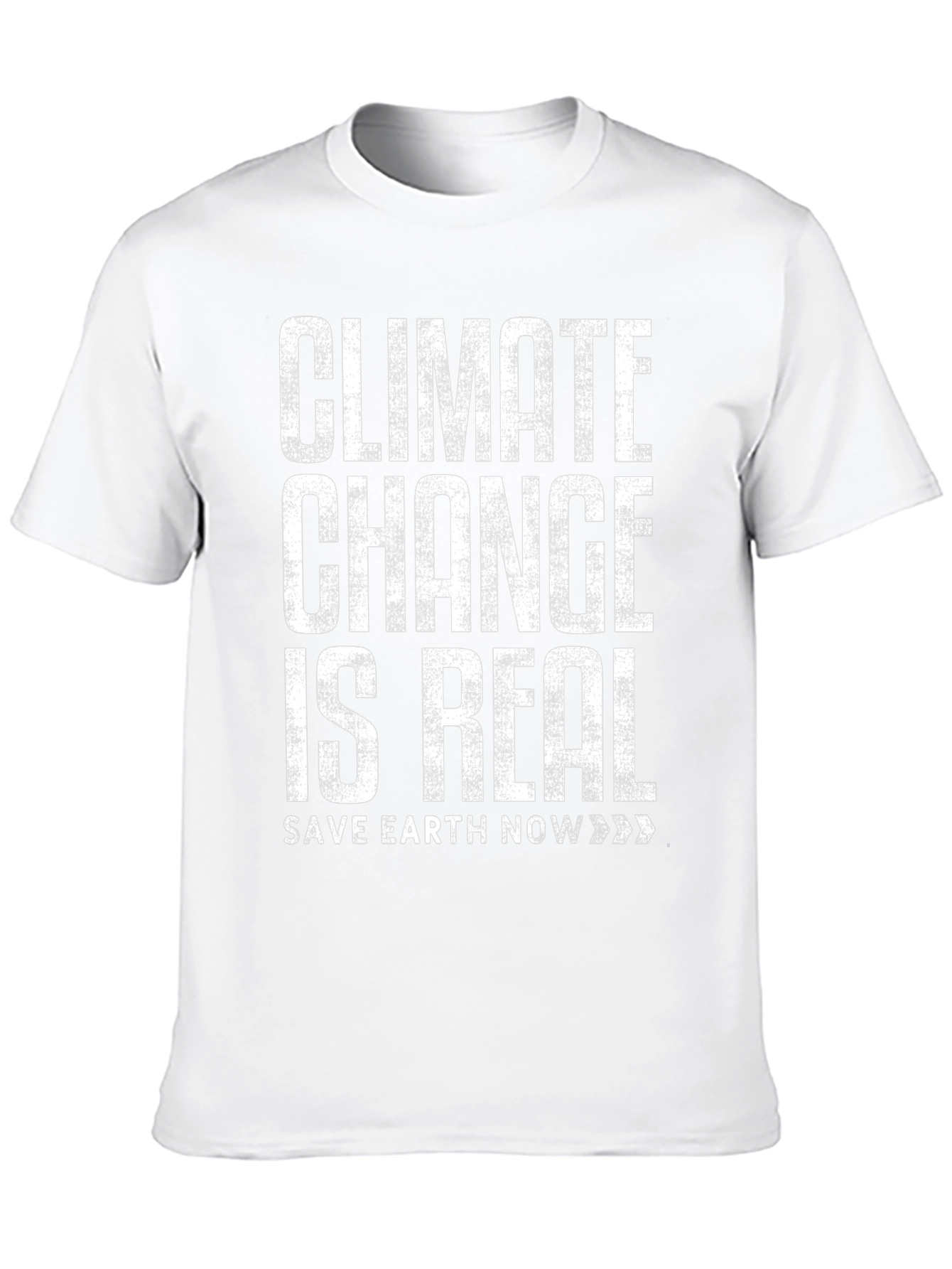 Climate Change Awareness Black Graphic T-Shirt