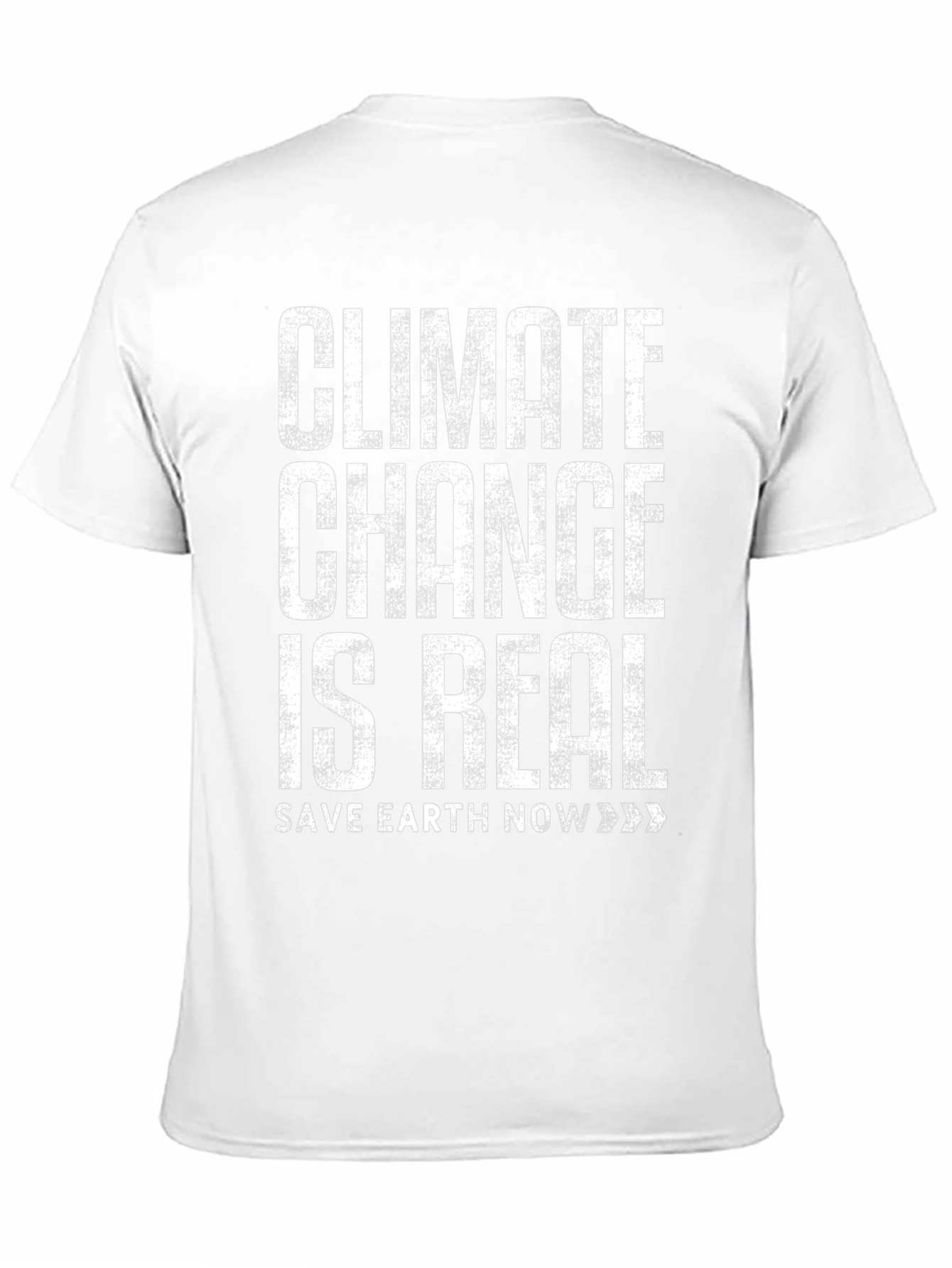 Climate Change Awareness Black Graphic T-Shirt