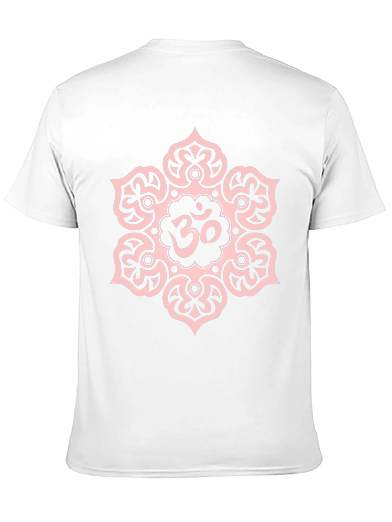 Om Mandala Graphic Tee - Black Cotton Casual Shirt