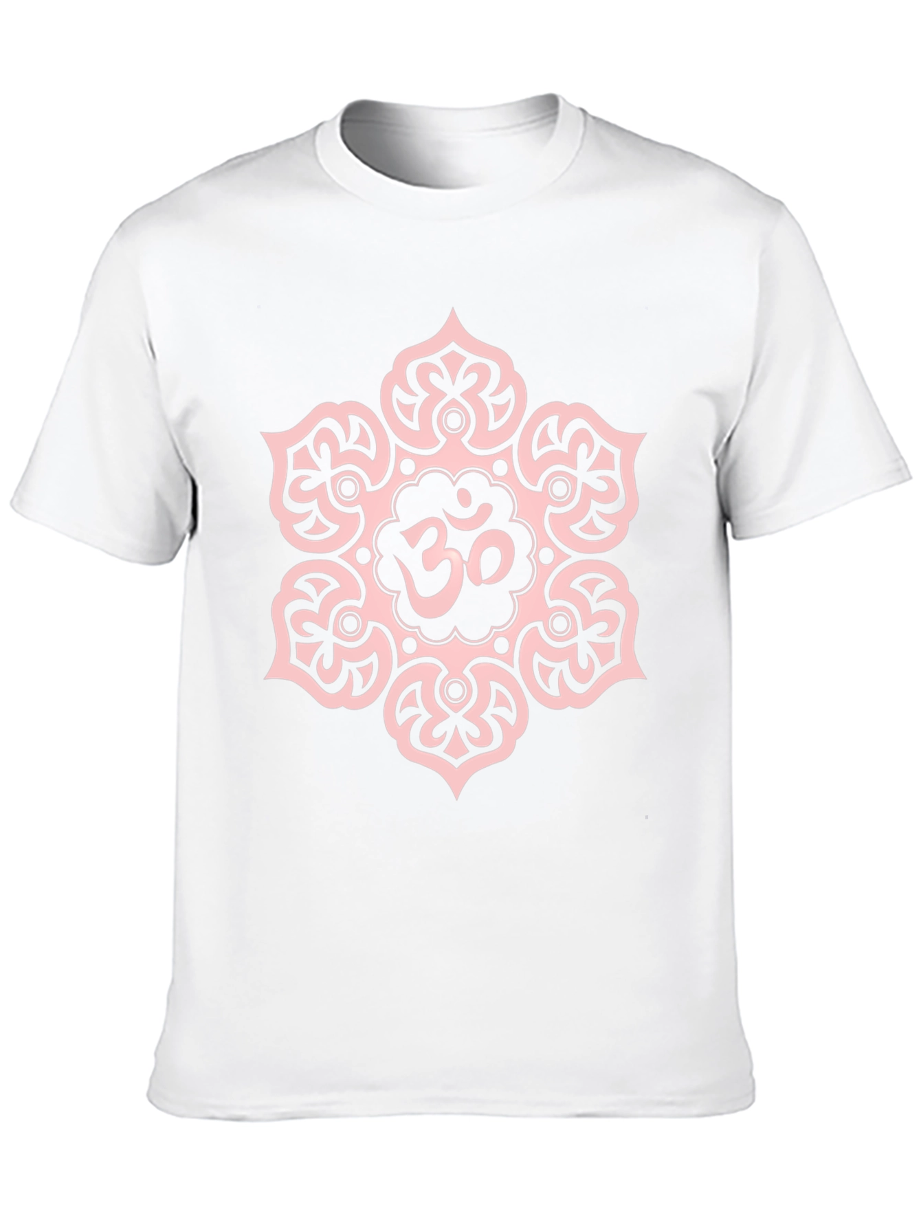 Om Mandala Graphic Tee - Black Cotton Casual Shirt