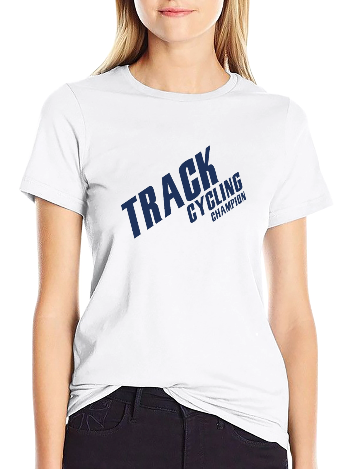 Track Cycling Champion Graphic Tee - Sportswear